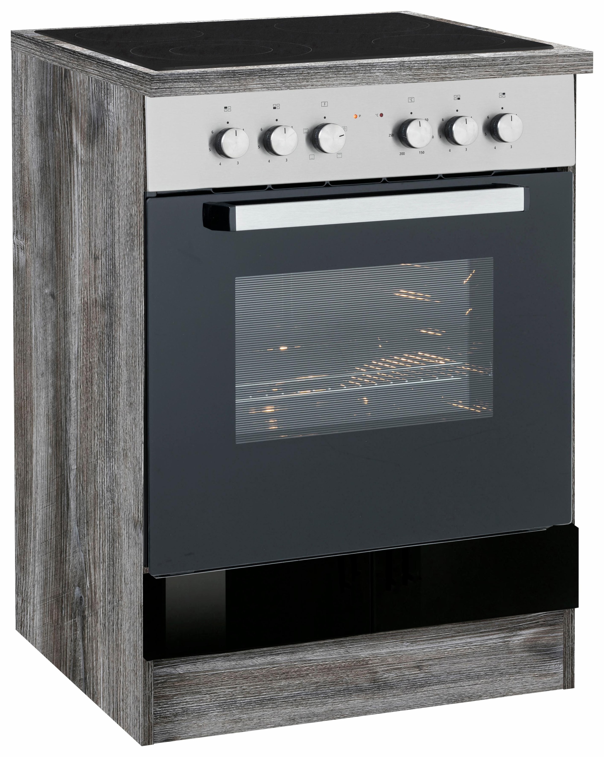 KOCHSTATION Herdumbauschrank »KS-Samos« 60 cm breit