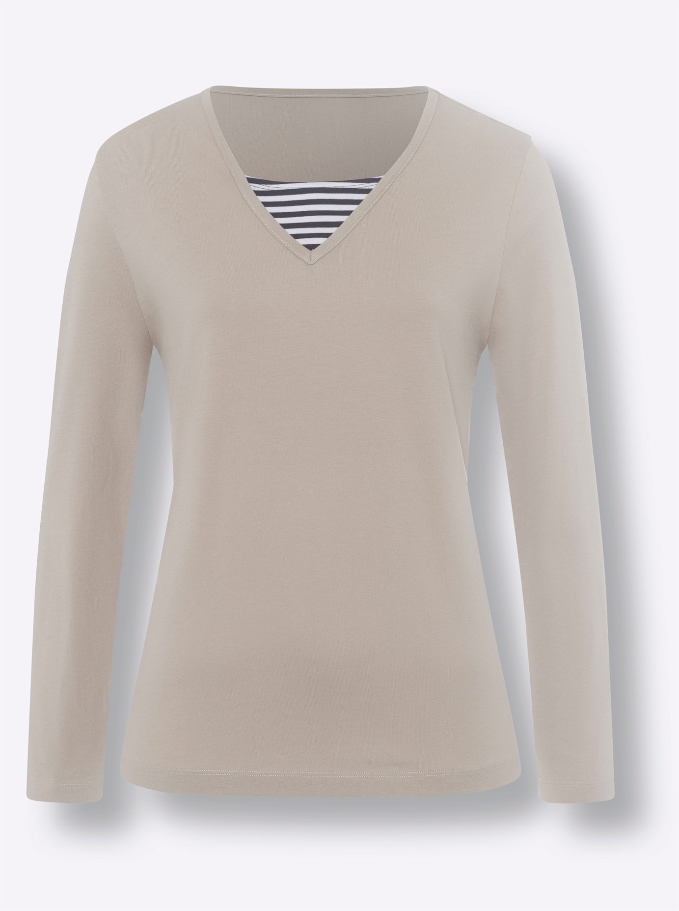 Classic Basics 2-in-1-Langarmshirt »2-in-1-Shirt«, (1 tlg.)