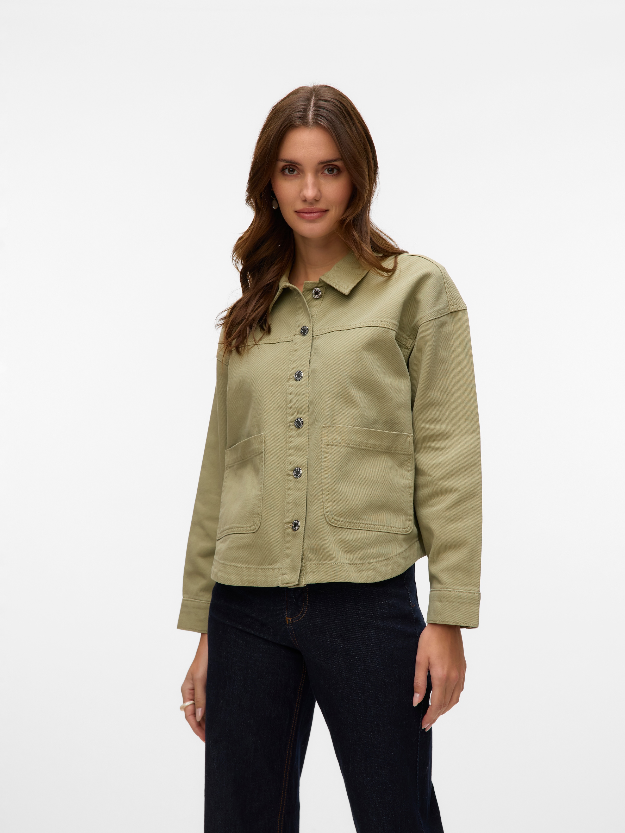Vero Moda Jeansjacke »VMJAMIE LS DENIM SHACKET MIX NOOS«