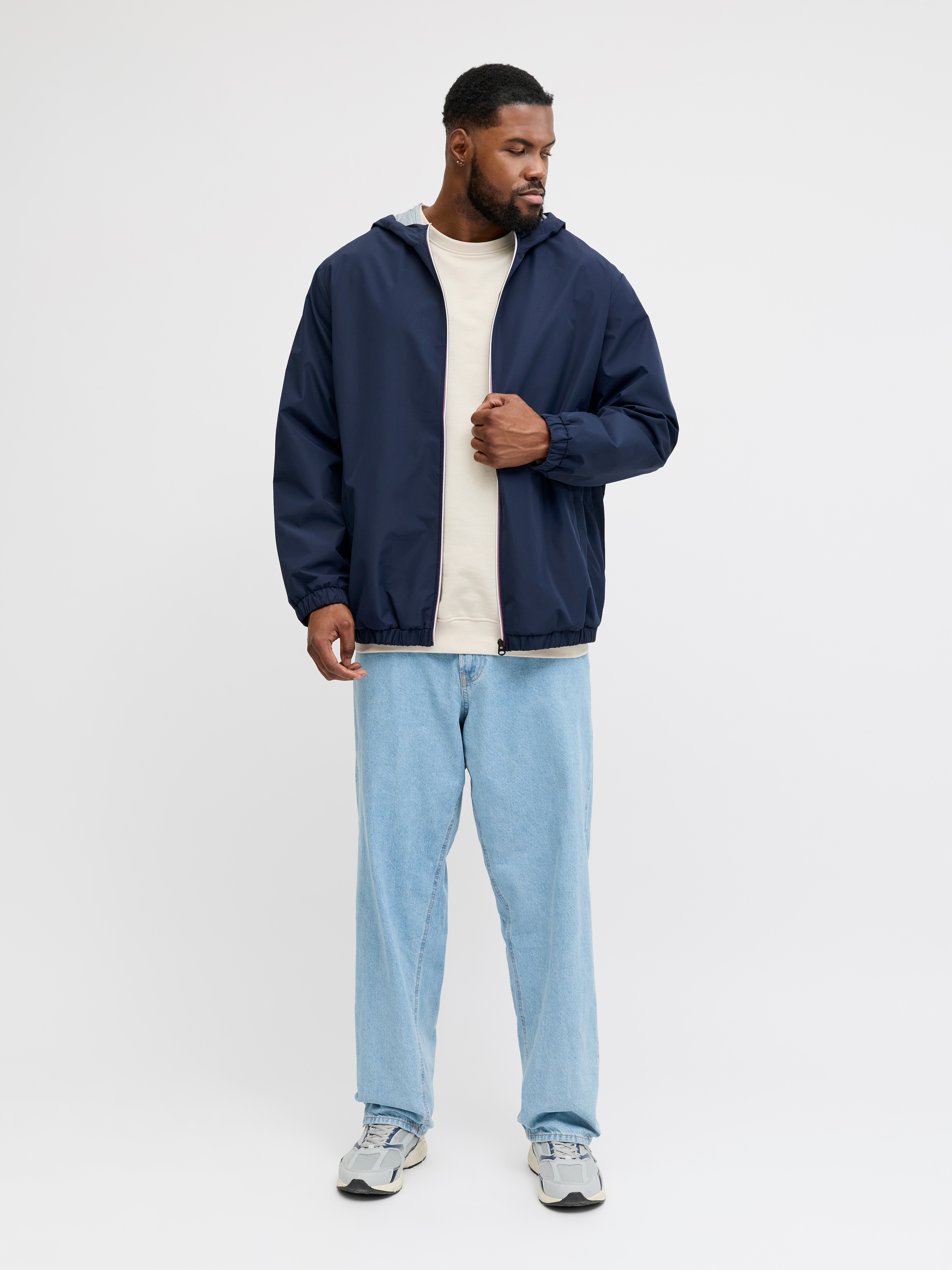 Jack & Jones PlusSize Blouson »JJJAKE LIGHT JACKET PLS« mit Kapuze
