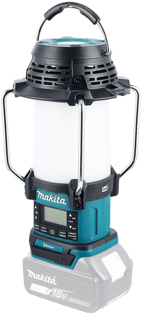 Makita Baustellenradio »DMR056«, (Bluetooth Digitalradio (DAB+), Bluetooth, FM- und DAB+-Empfang und Laterne, ohne Akku und Ladegerät