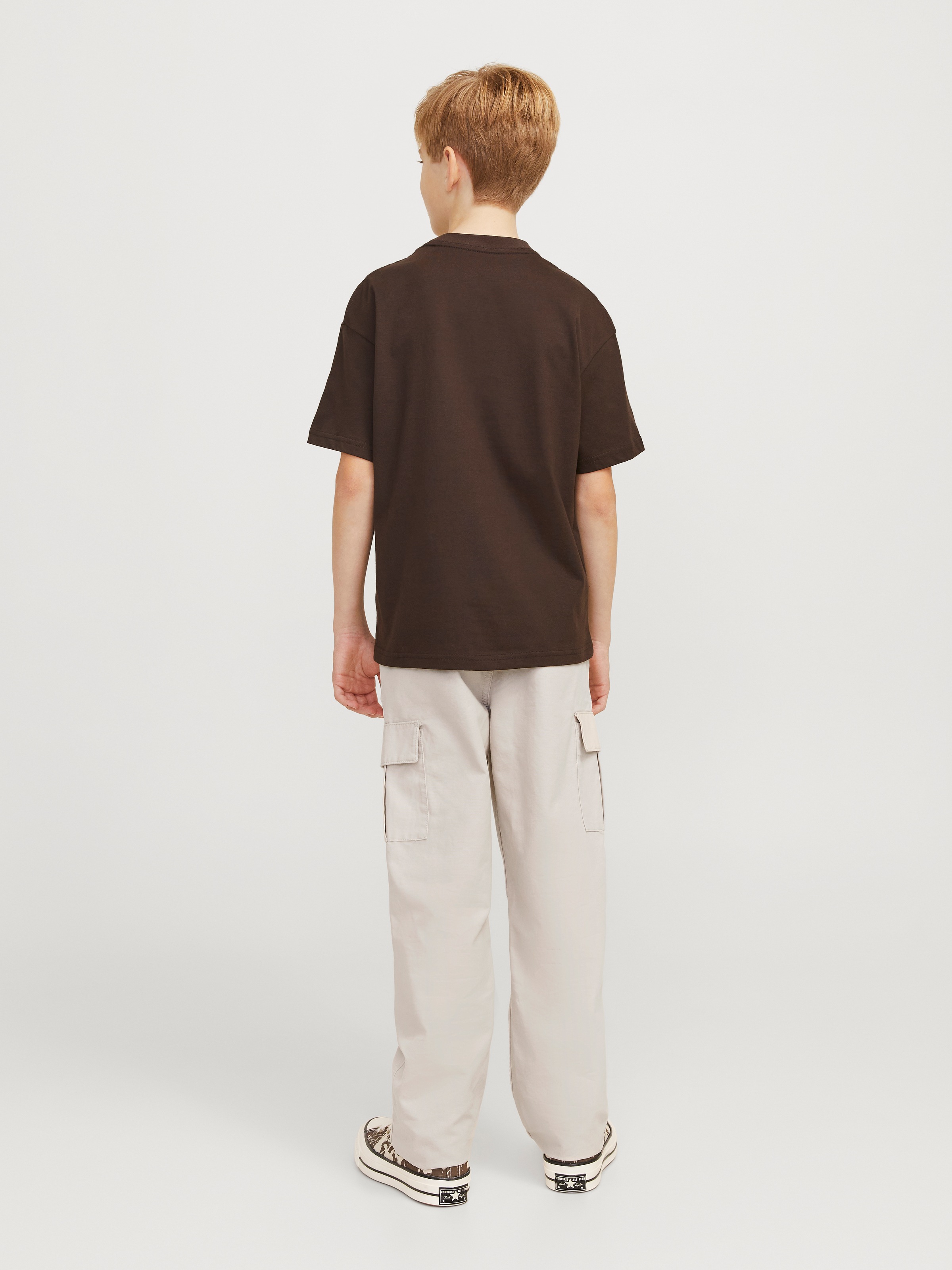 Jack & Jones Junior Cargohose »JPSTKANE praktisch, pflegeleicht, lässig«, unifarben, modisch, relaxed fit, Web