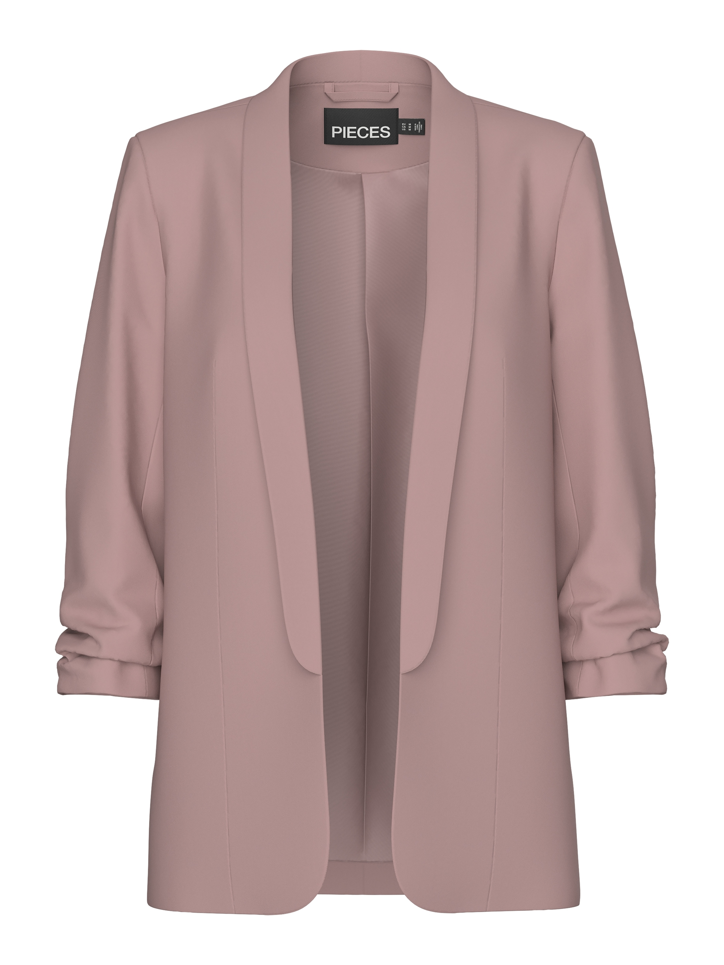 pieces Blusenblazer »PCBOSELLA 3/4 BLAZER NOOS«, mit Faltendetail am Ärmel
