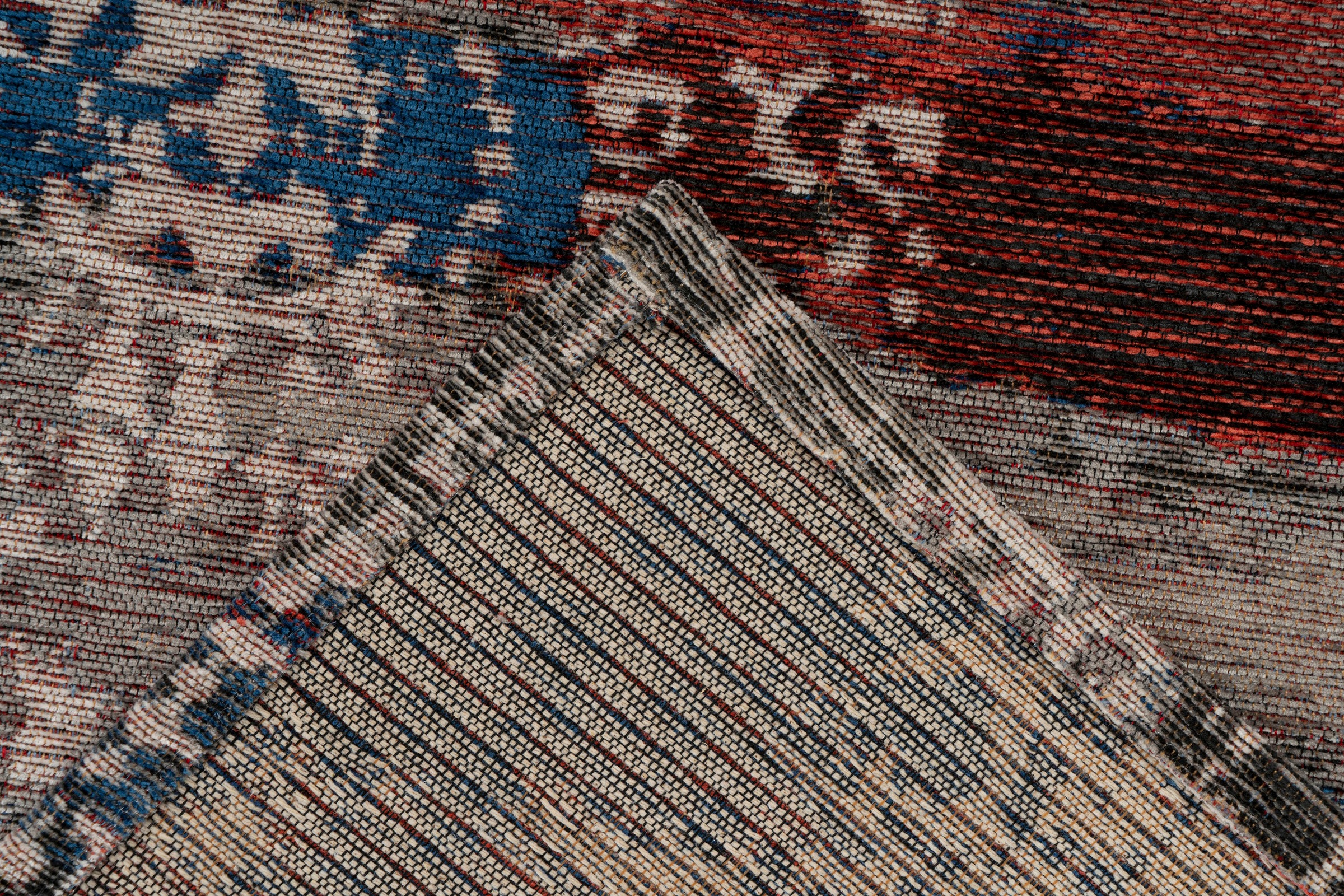 Padiro Teppich »Charme 425« rechteckig 5 mm Höhe Chenille Flachgewebe im Vintage Stil