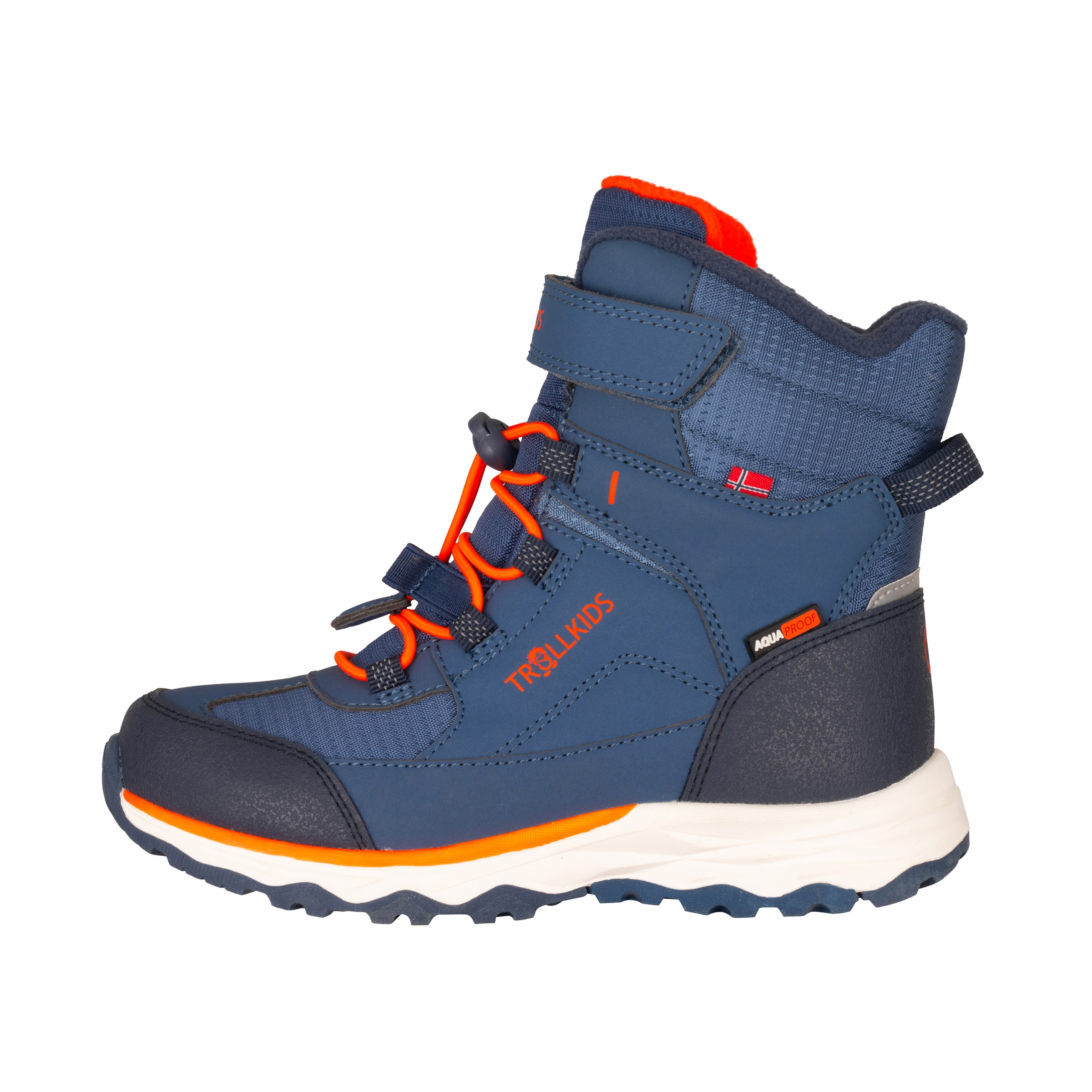 TROLLKIDS Winterstiefel »KIDS HAFJELL WINTER BOOTS XT«, wasserdicht, Klettverschluss, reflektierende Details