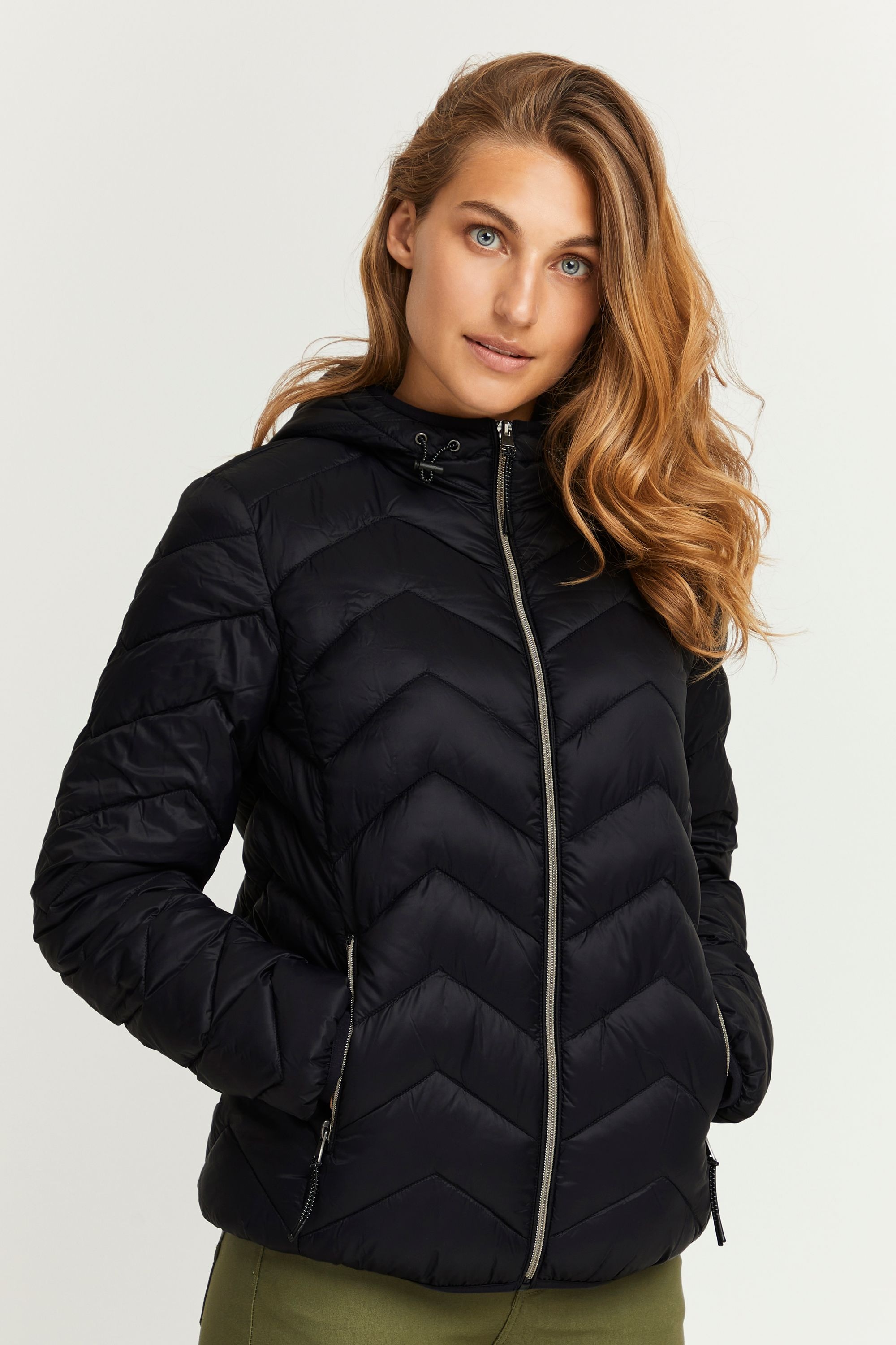 fransa Steppjacke »Steppjacke FRPadma«, mit Kapuze