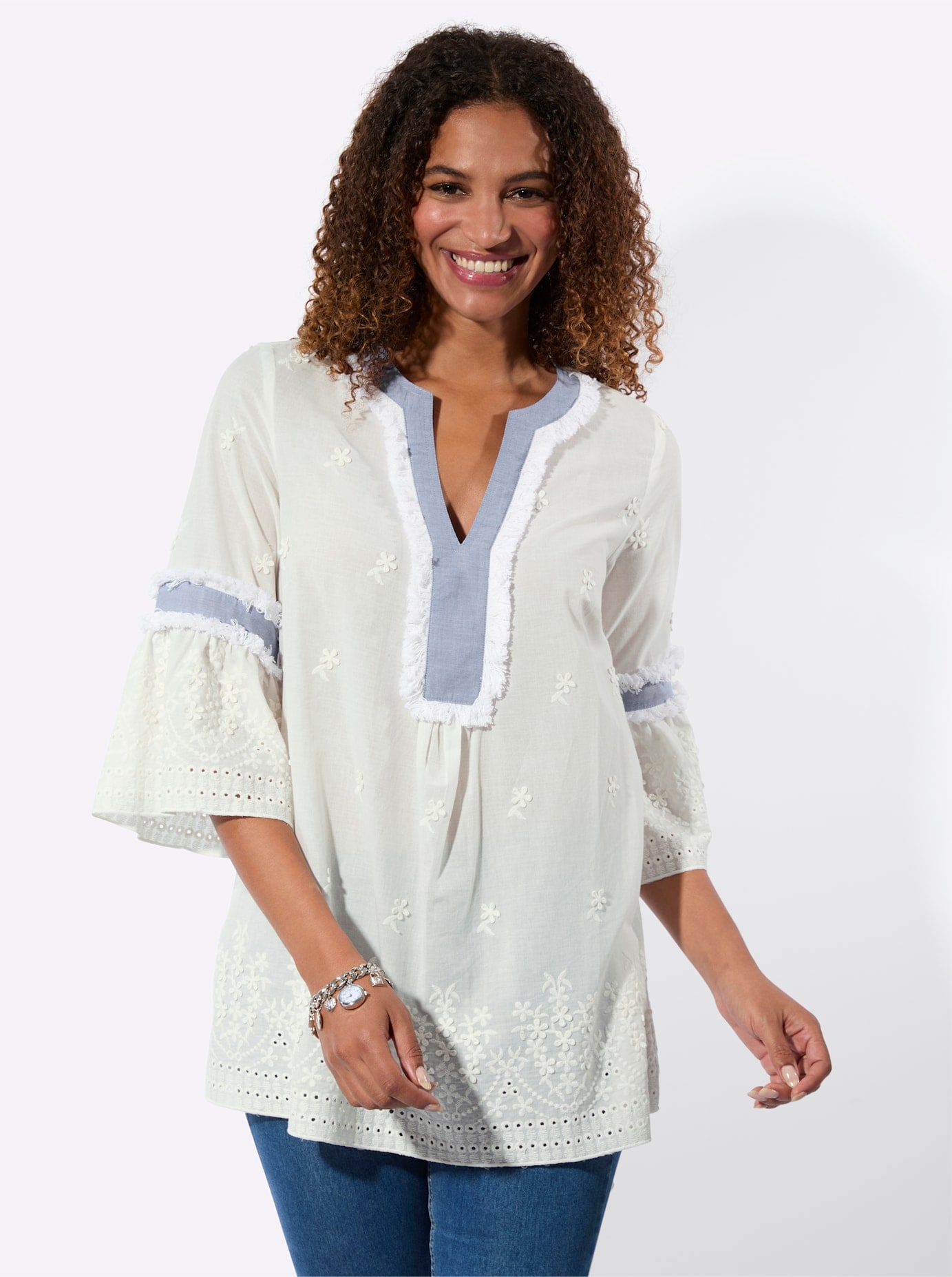 Inspirationen Longbluse