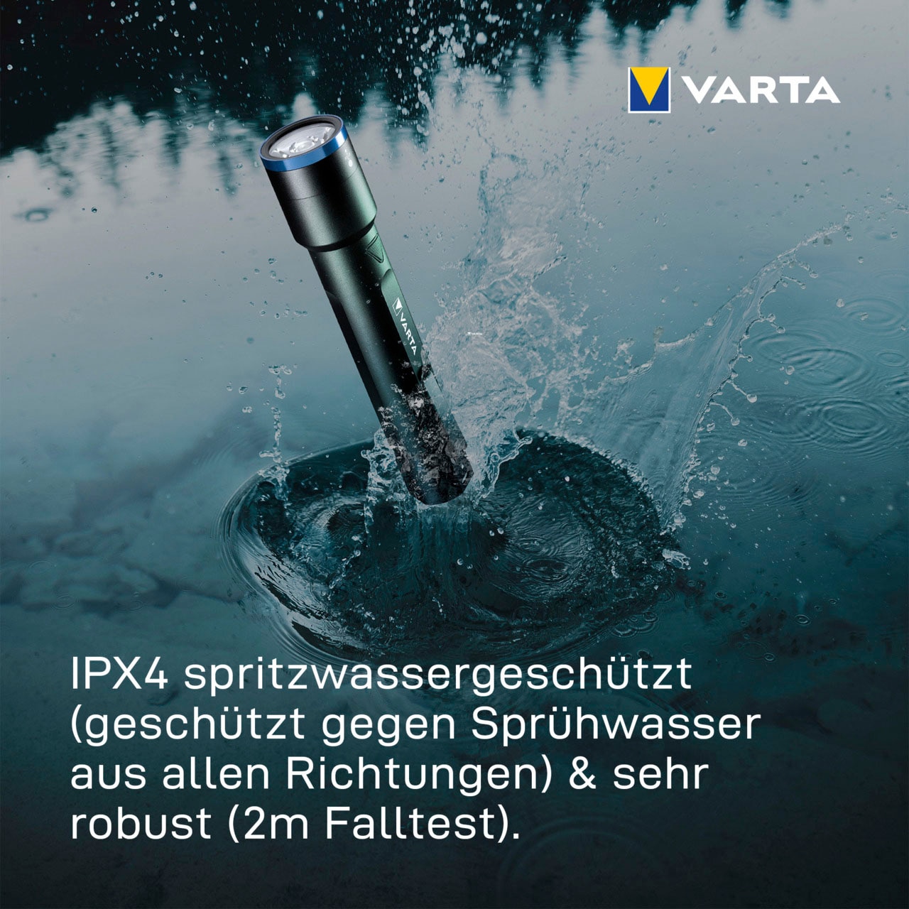 VARTA Taschenlampe »Night Cutter F40 Premium«, (Set), 1000 Lumen Leuchtstärke, vier Leuchtmodi, schwarz