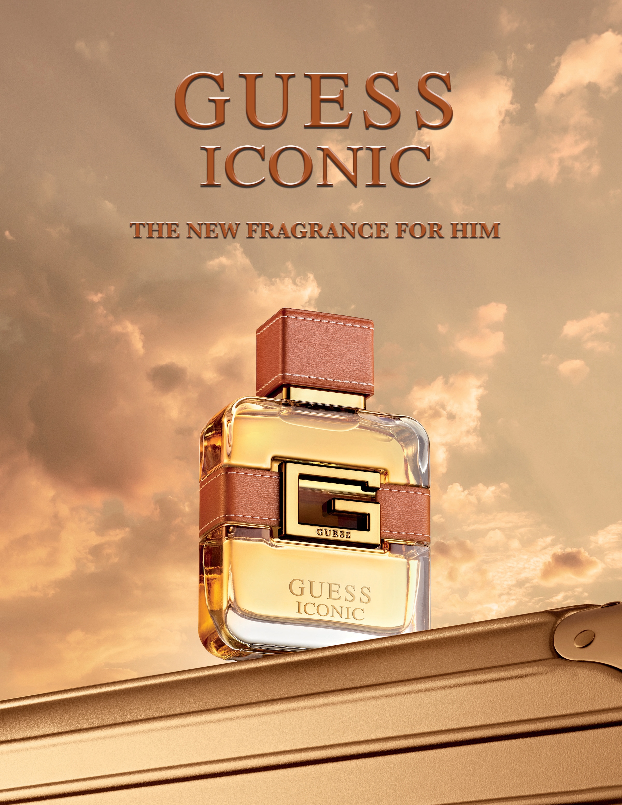 Guess Eau de Parfum »ICONIC FOR MEN EDP« aromatisch-fougère Komposition, mit Vetiver