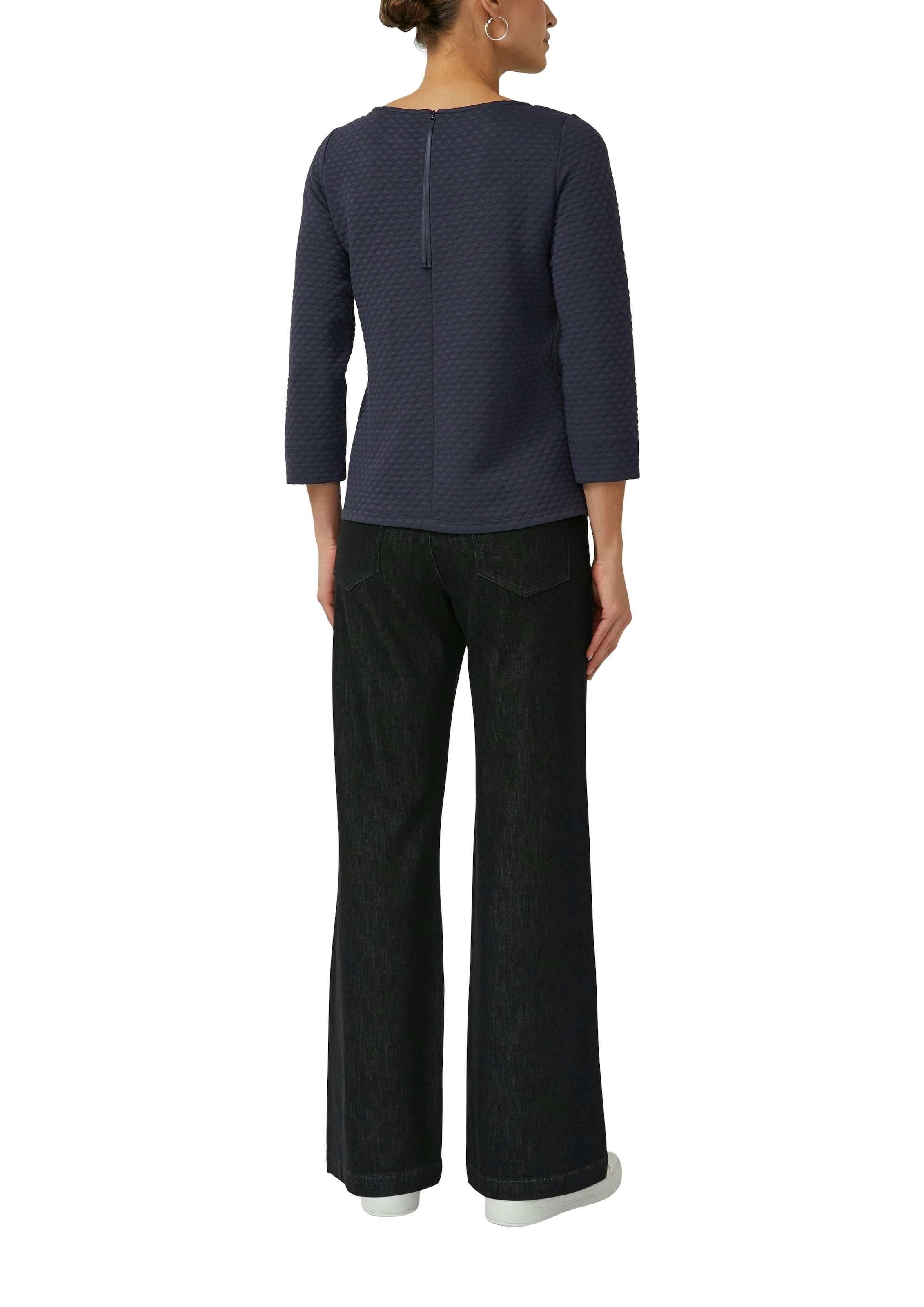 s.Oliver BLACK LABEL Sweatshirt , im Relaxed Fit mit U-Boot-Ausschnitt
