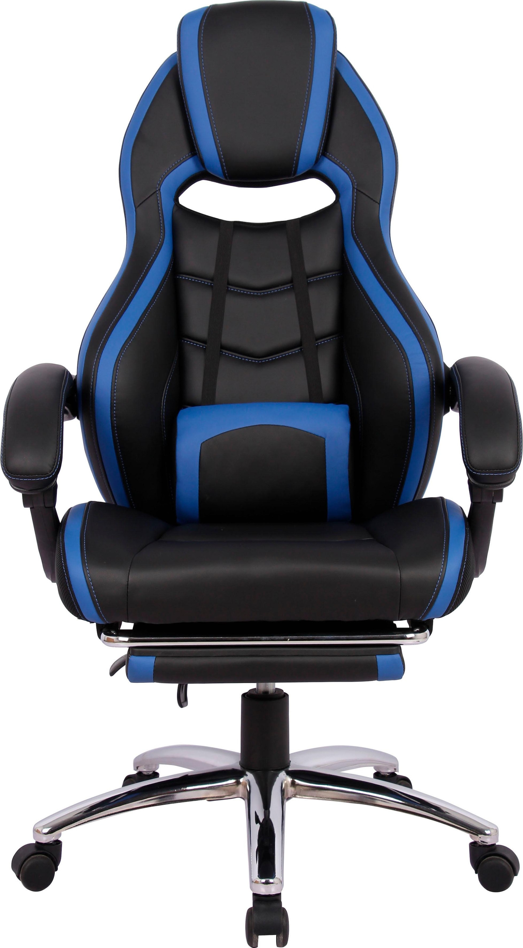 INOSIGN Gaming-Stuhl »Sprinta 1, Chefsessel mit ausziehbarer Fußstütze,«, Kunstleder, komfortabel gepolstert mit vielen ergonomischen Funktionen