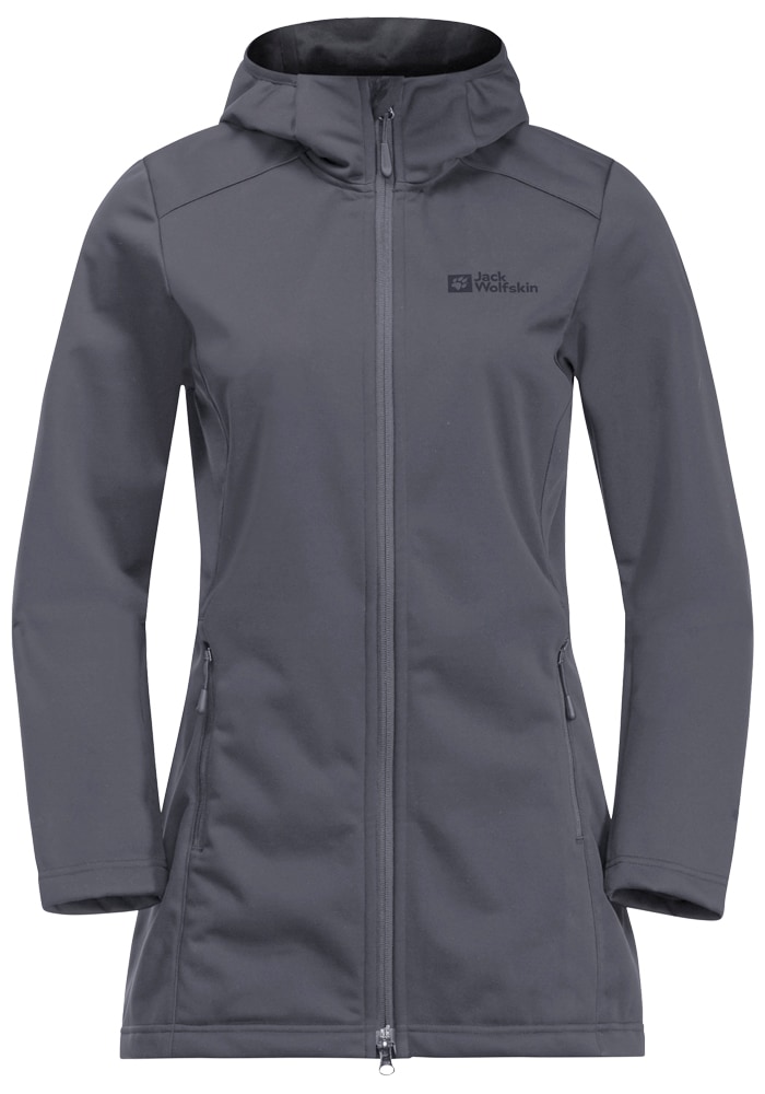 Jack Wolfskin Softshellmantel »WINDHAIN COAT W«