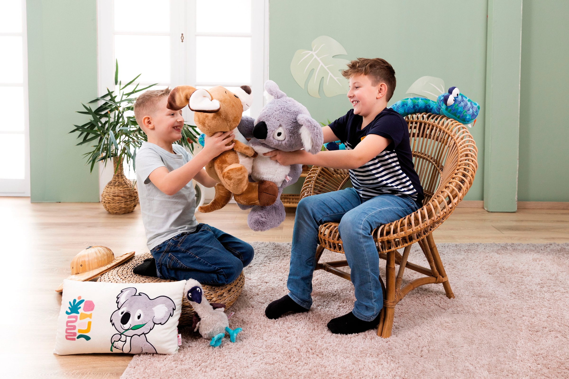 Nici Kuscheltier »Wild Friends GREEN, Koala Barry 50cm schlenkernd«