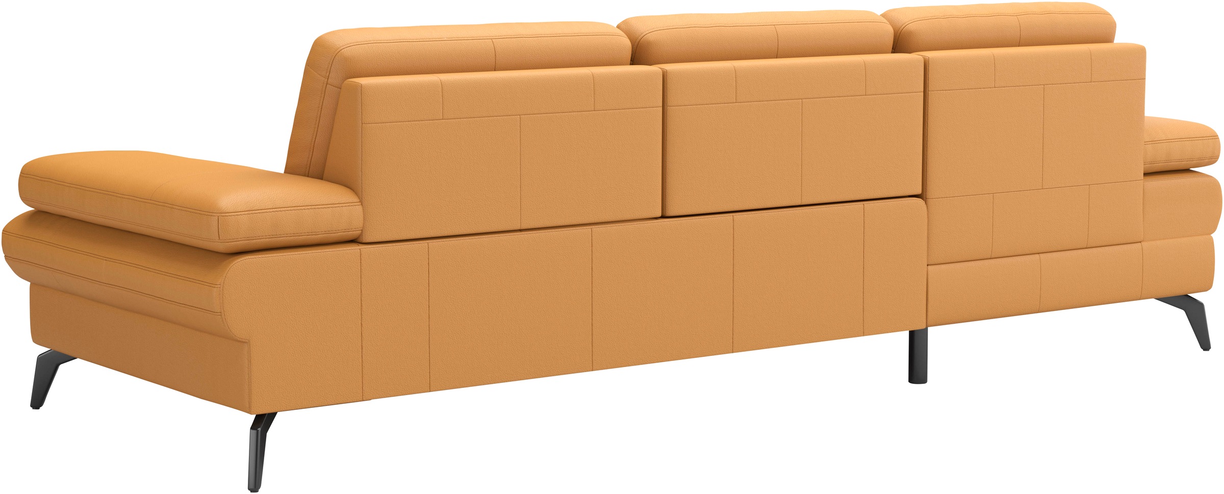 sit&more Ecksofa »Morris L-Form, inkl. Sitztiefenverstellung«, wahlweise mit Armteilverstellung, Bettfunktion & Bettkasten