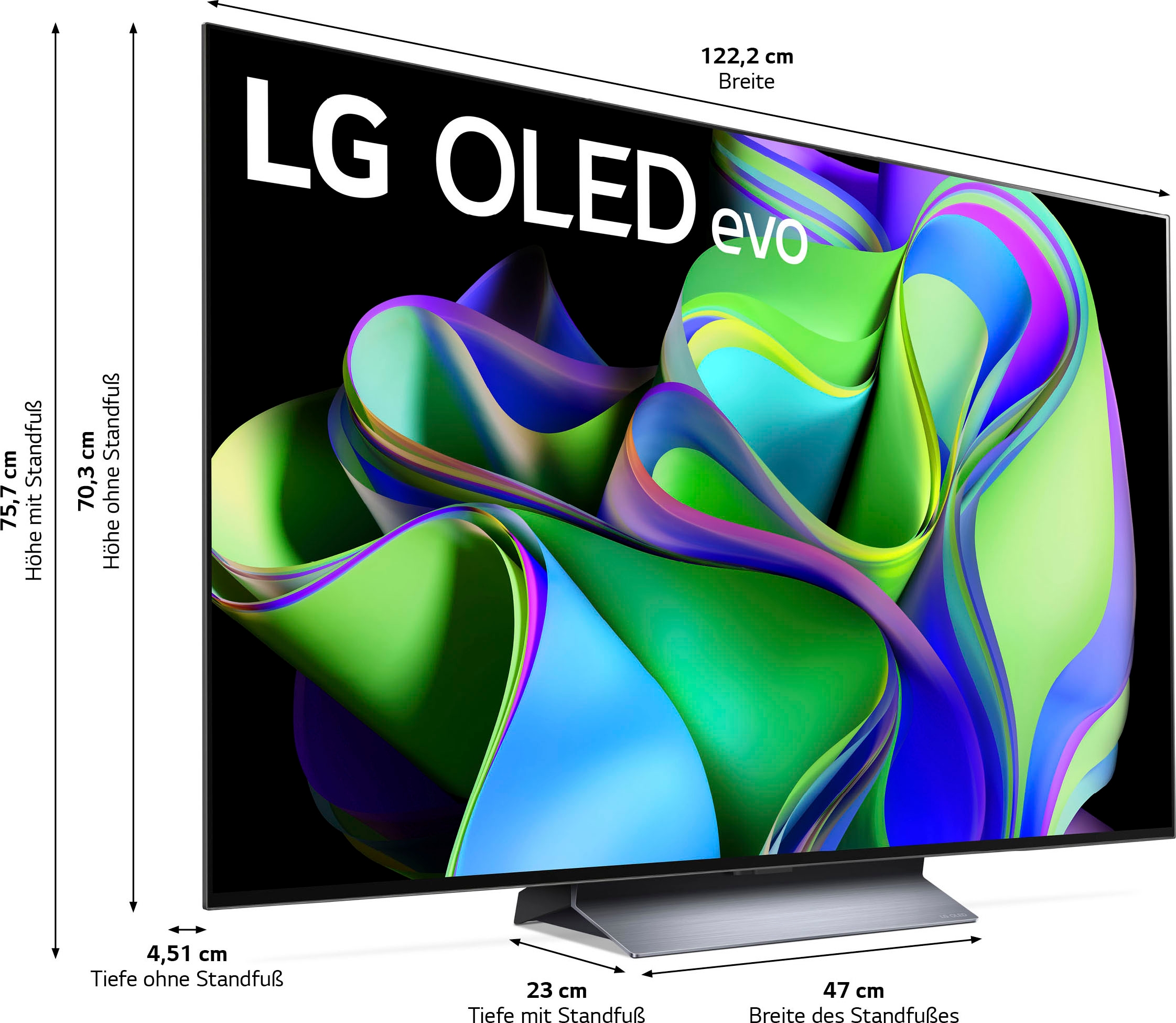 LG OLED-Fernseher Twin Ultra cm/55 ➥ | α9 139 XXL Triple Tuner UNIVERSAL 3 120 AI-Prozessor, 4K evo, Garantie bis zu Zoll, Smart-TV, »OLED55C37LA«, Gen6 OLED Hz, HD, Jahre 4K