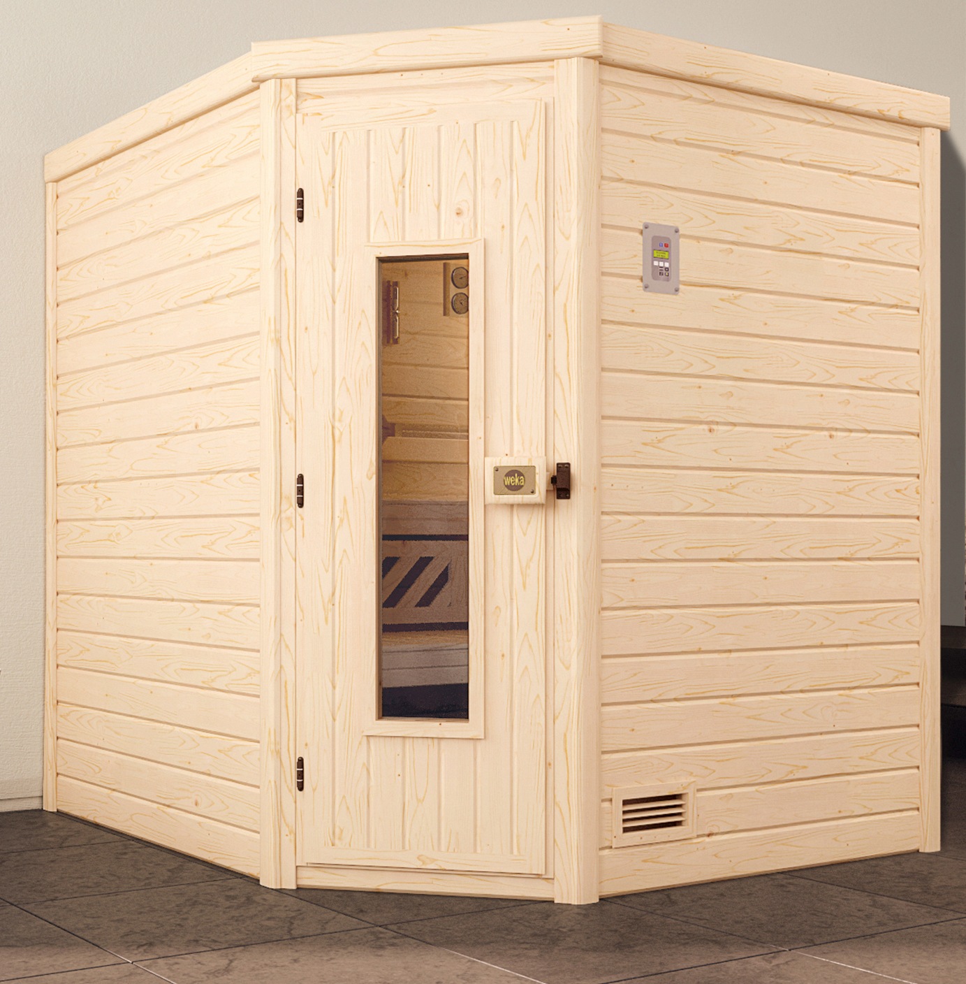 weka Sauna »Turku Eck 1« ohne Ofen