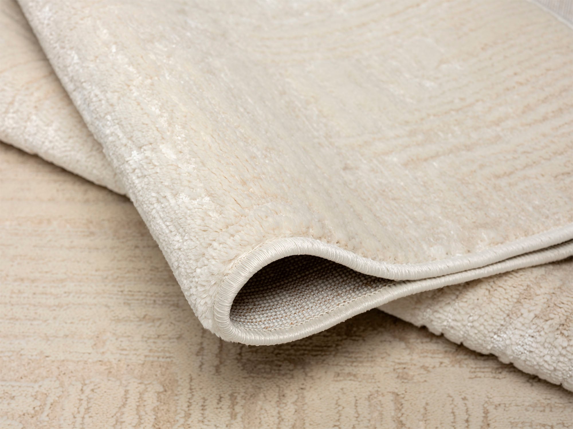 OTTO home Teppich »Brakel« rechteckig 9 mm Höhe dezenter Glanz, Schrumpf-Garn-Effekt, im Vintage-Look, dichte Qualität