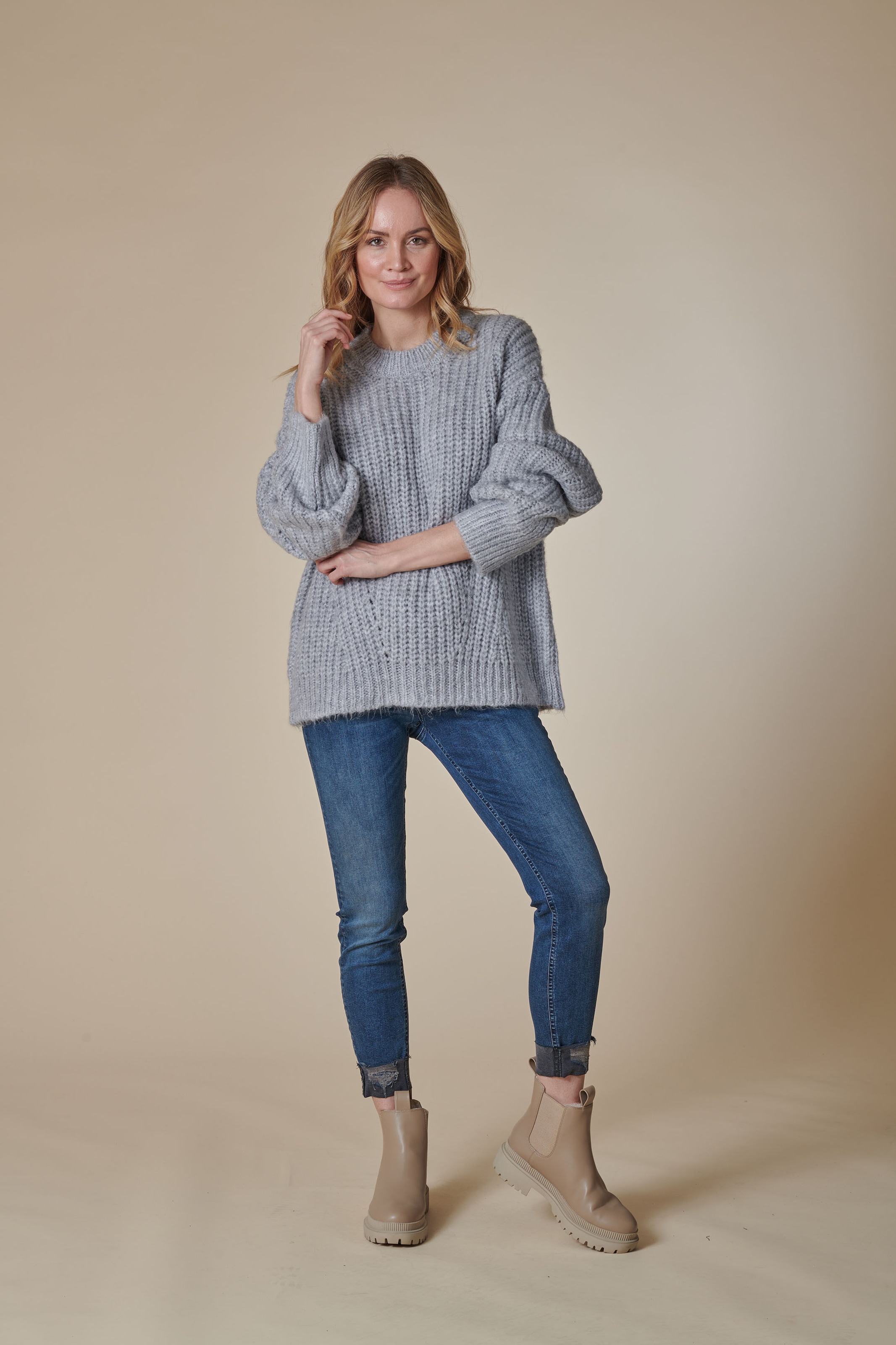 Zhrill Strickpullover »BARLA«, in Strick Optik