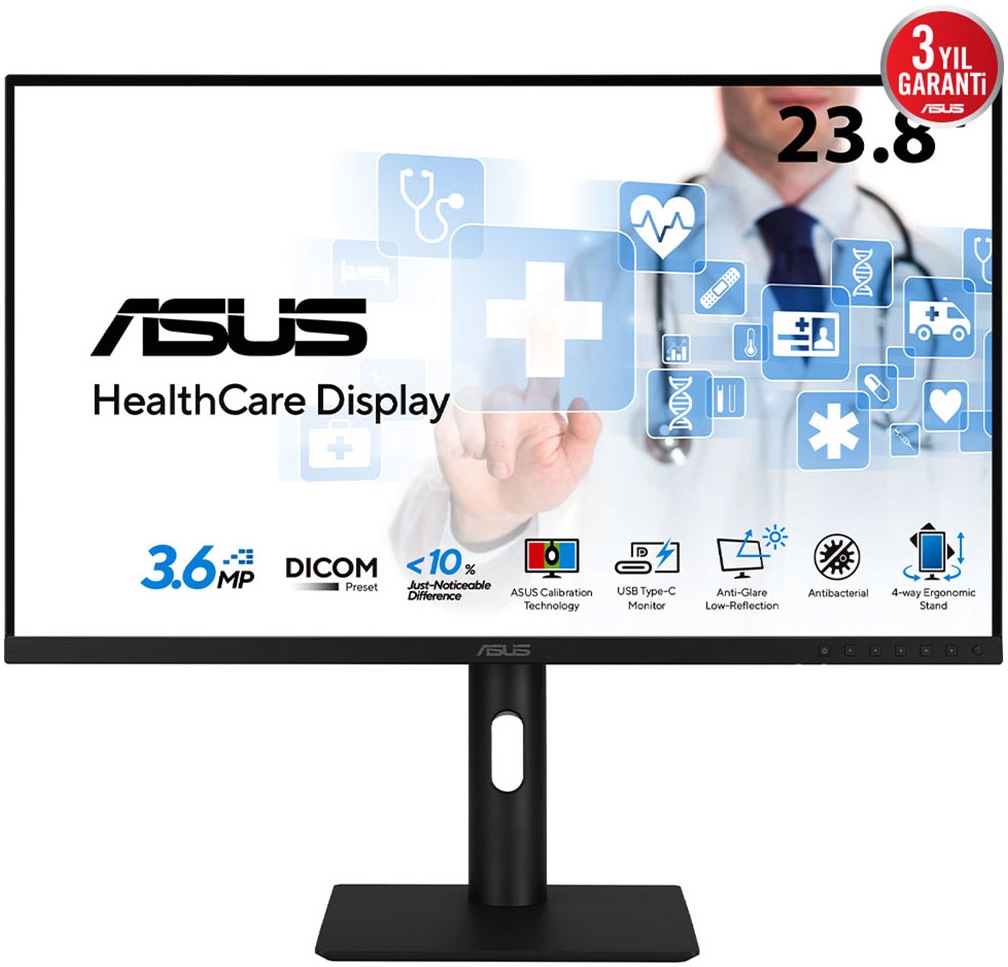 Asus LED-Monitor »HA2441A« 61 cm/24 ″  2560 x 1440 px Quad HD 5 Reaktionszeit 75 Hz