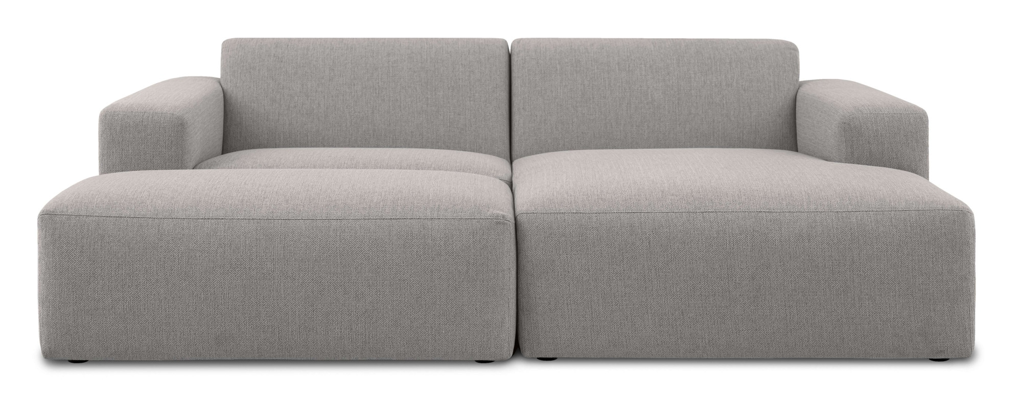 INOSIGN Ecksofa »Koa,228cm, L-Form, Modulsofa, Webstoff, Cord, Struktur, Chenille« Designsofa, Set, Hocker inklusive, weicher Lounge-Sitzkomfort