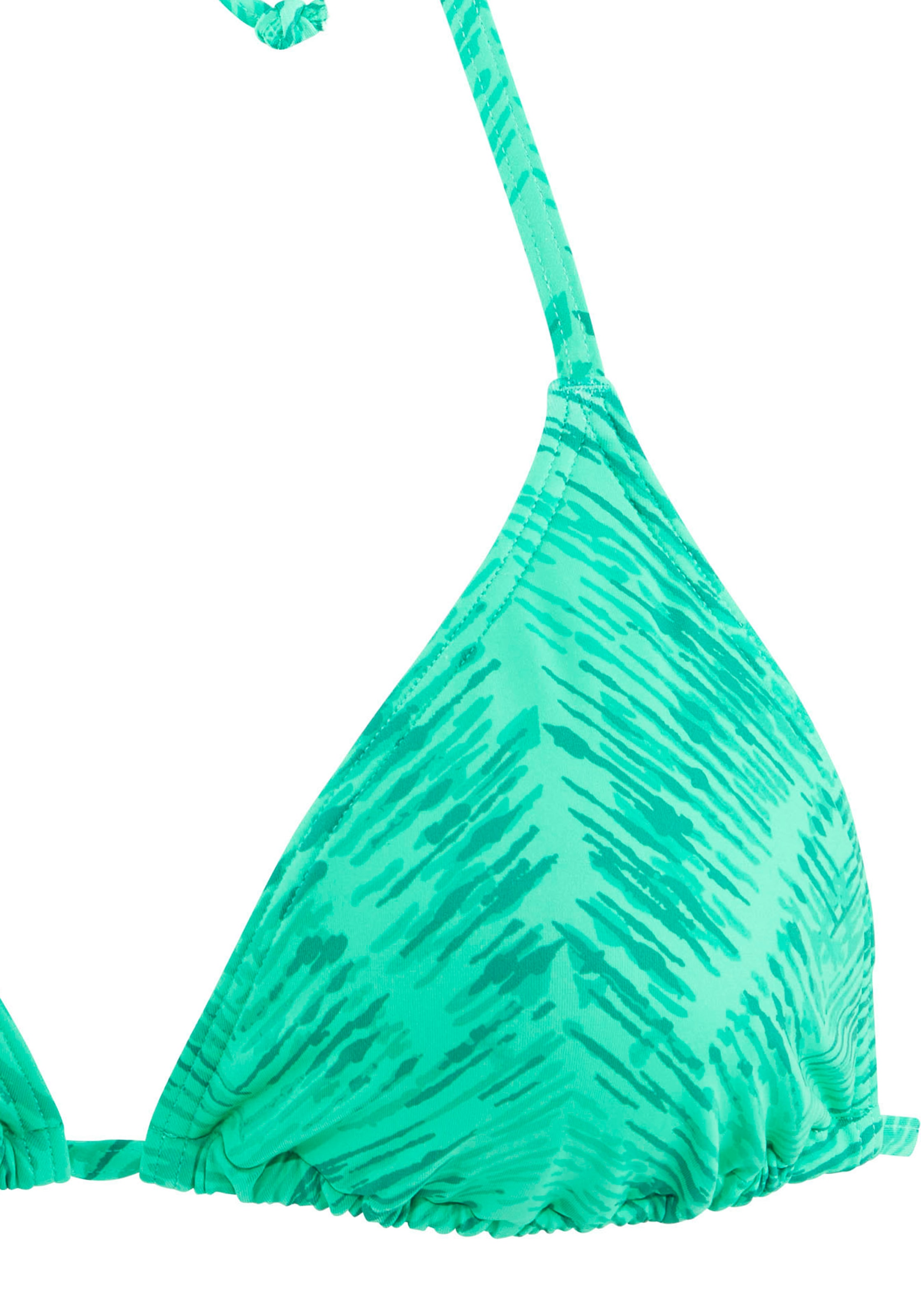 JETTE Triangel-Bikini-Top »Floretta«, in Ton in Ton-Harmonie