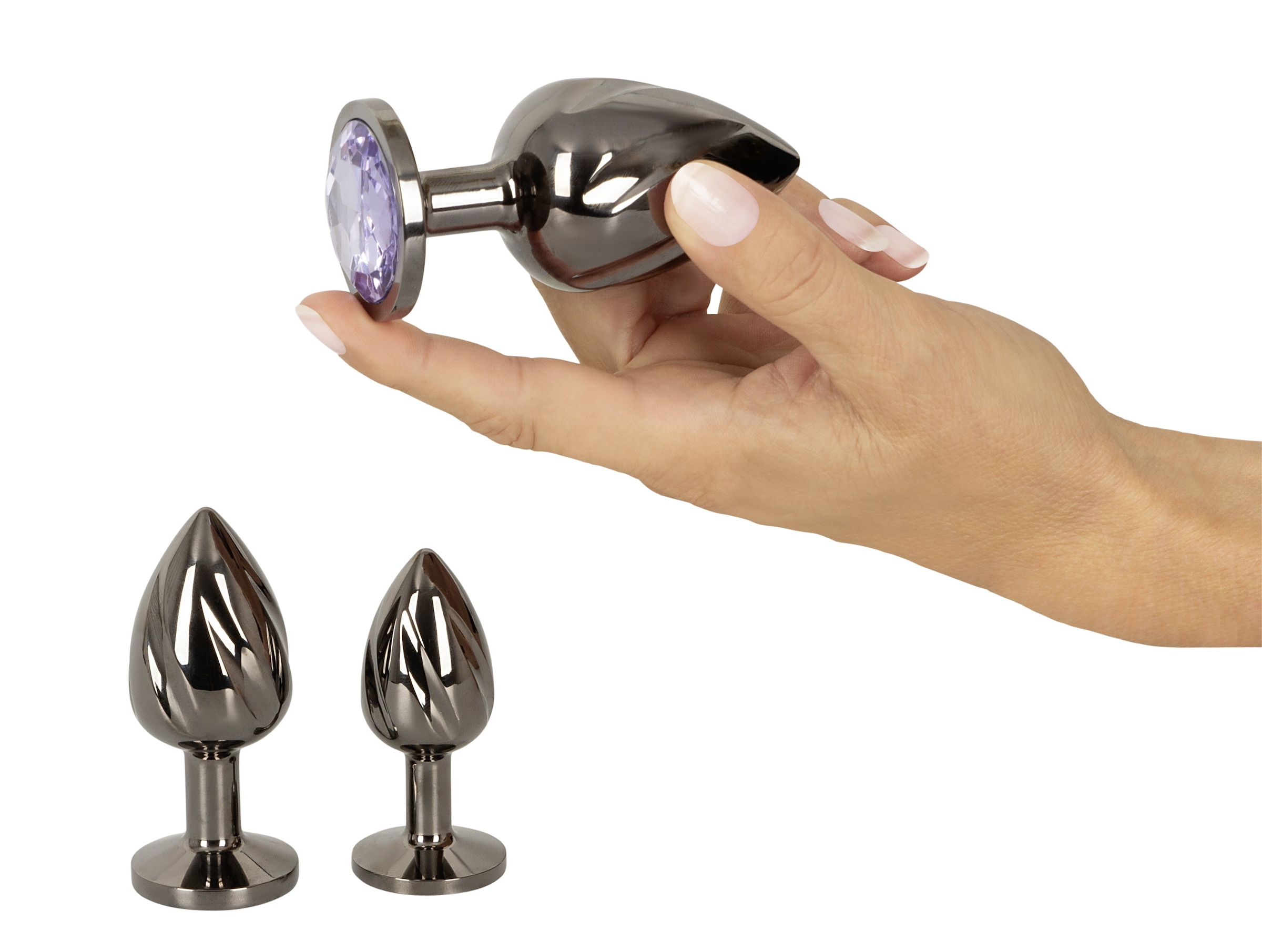 ANOS Anal-Stimulator »Analplug-Set Metal Butt Plug Set« ()