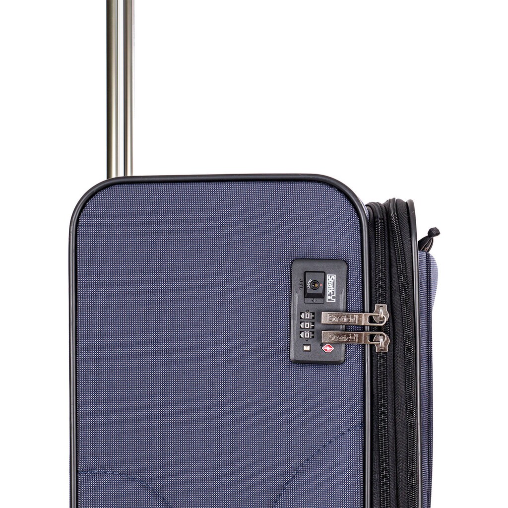 Stratic Weichgepäck-Trolley »Bendigo Light + L, navy«, 4 Rollen