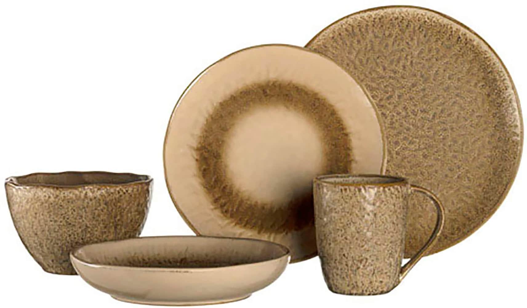 LEONARDO Dessertteller »Matera«, (Set, 6 St.), Keramik, Ø 23 cm