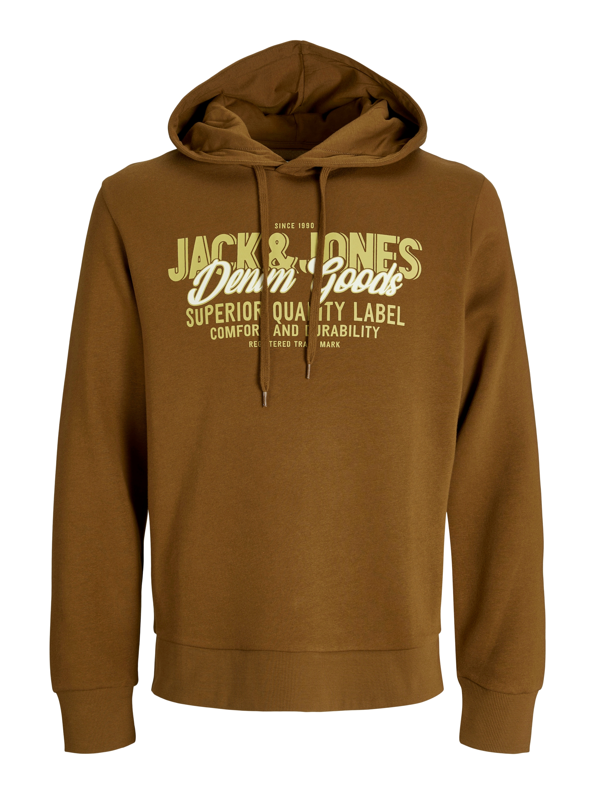 Jack & Jones Kapuzensweatshirt »JJELOGO SWEAT HOOD 2 COL 25/26 NOOS«, mit stylischem Print

