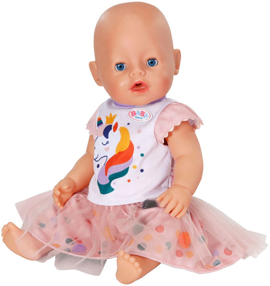 Baby Born Puppenkleidung »Einhornkleid mit Tutu, 43 cm«, mit Kleiderbügel