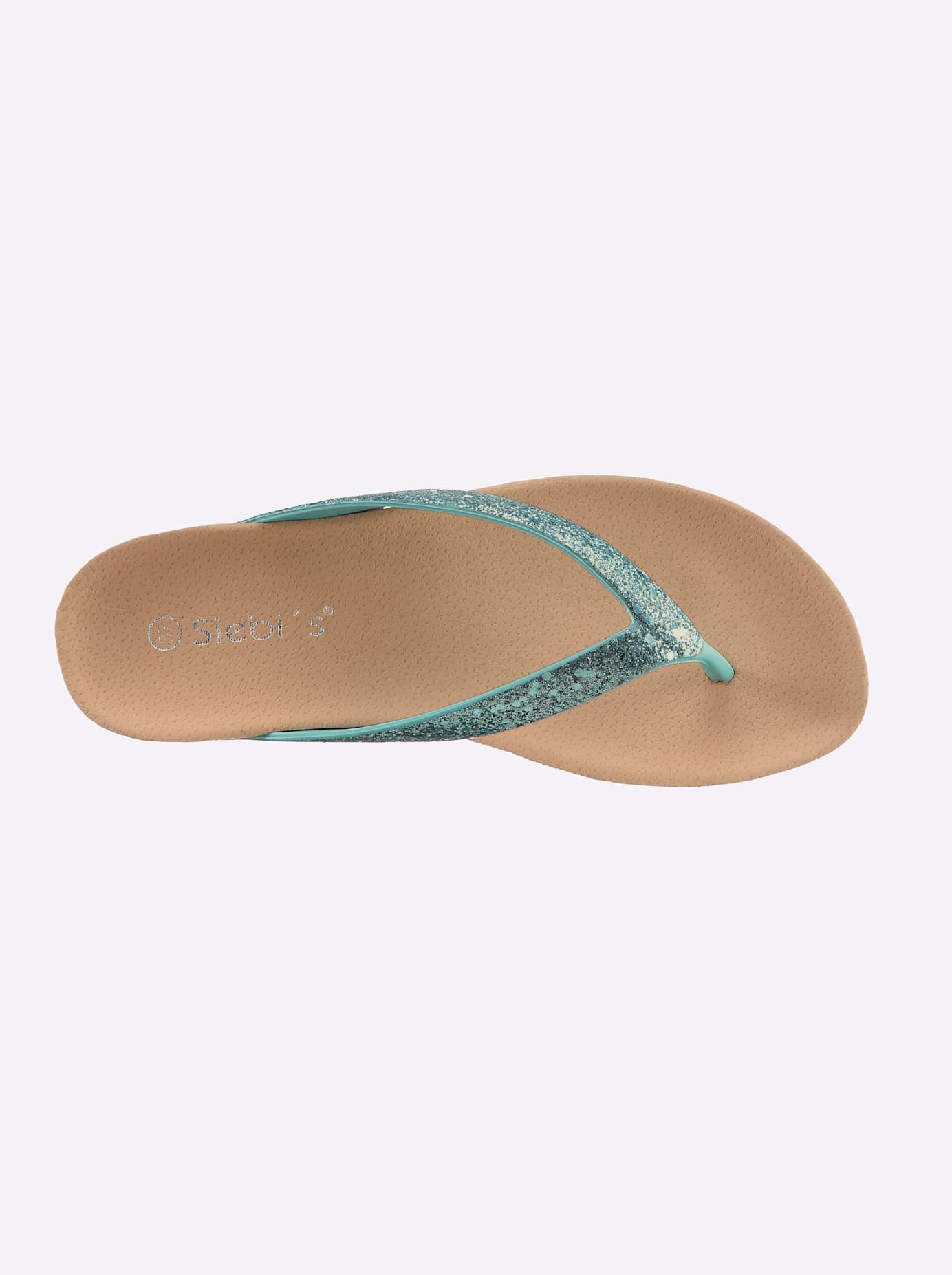 Zehentrenner, Dianette mit Glitzer