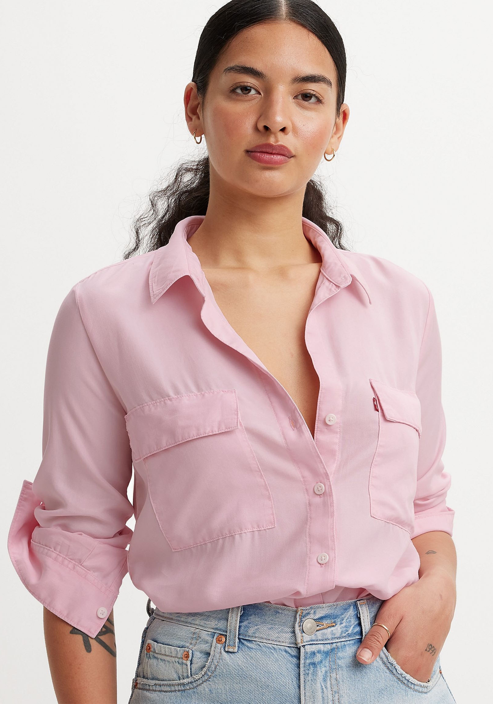 Levi's® Hemdbluse »DOREEN UTILITY SHIRT RE«, in gewaschener Optik