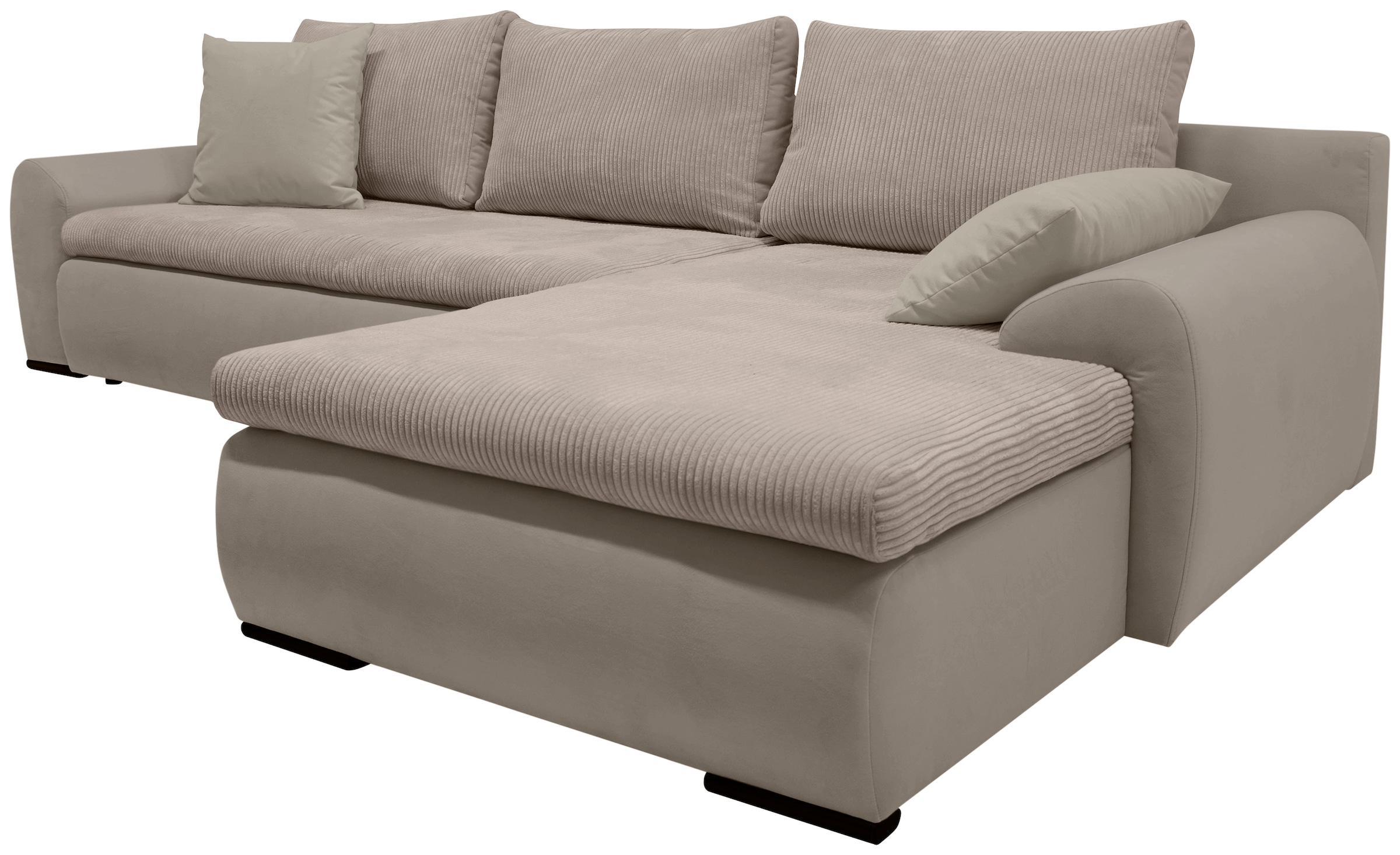 Home affaire Ecksofa »Win L-Form«, wahlweise mit Bettfunktion und Bettkasten