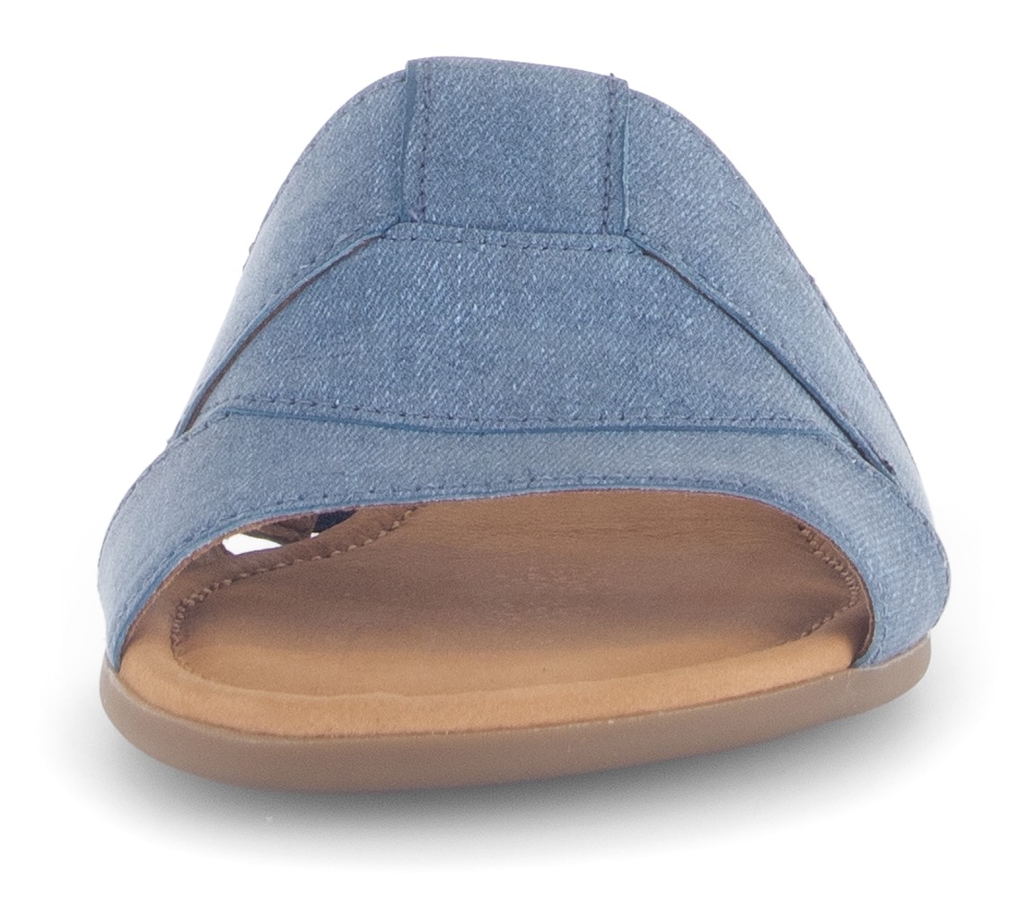 Gabor Pantolette »RHODOS«, Blockabsatz, Sommerschuh, Komfortschuh in Bequemweite G (= weit)