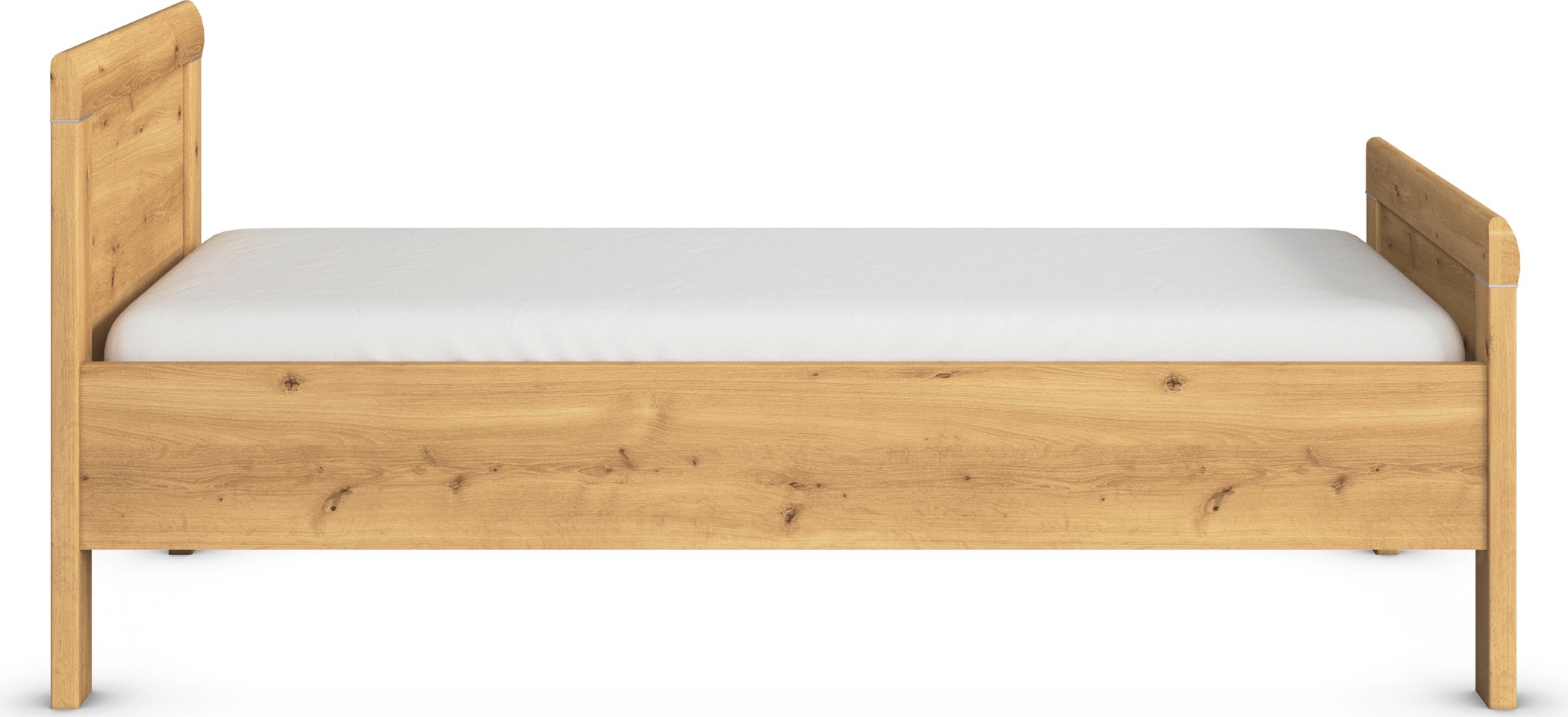 rauch Bett »Bett Einzelbett Stollenbett EVELYN« in Komforthöhe aus Holzwerkstoff in elegantem Stil MADE IN GERMANY