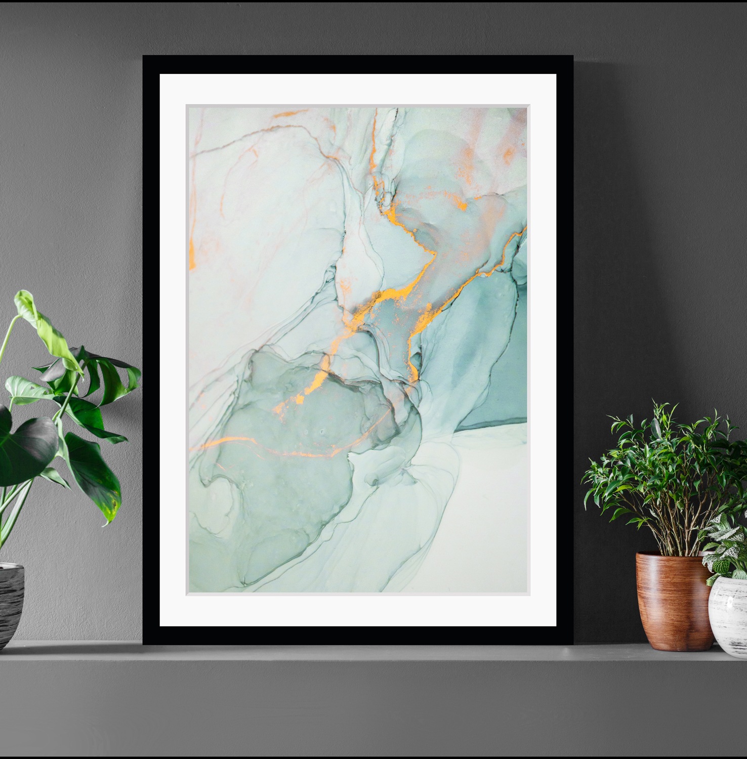 queence Bild »Inga«, Abstrakt, Marmor, gerahmt, Abstrakt
