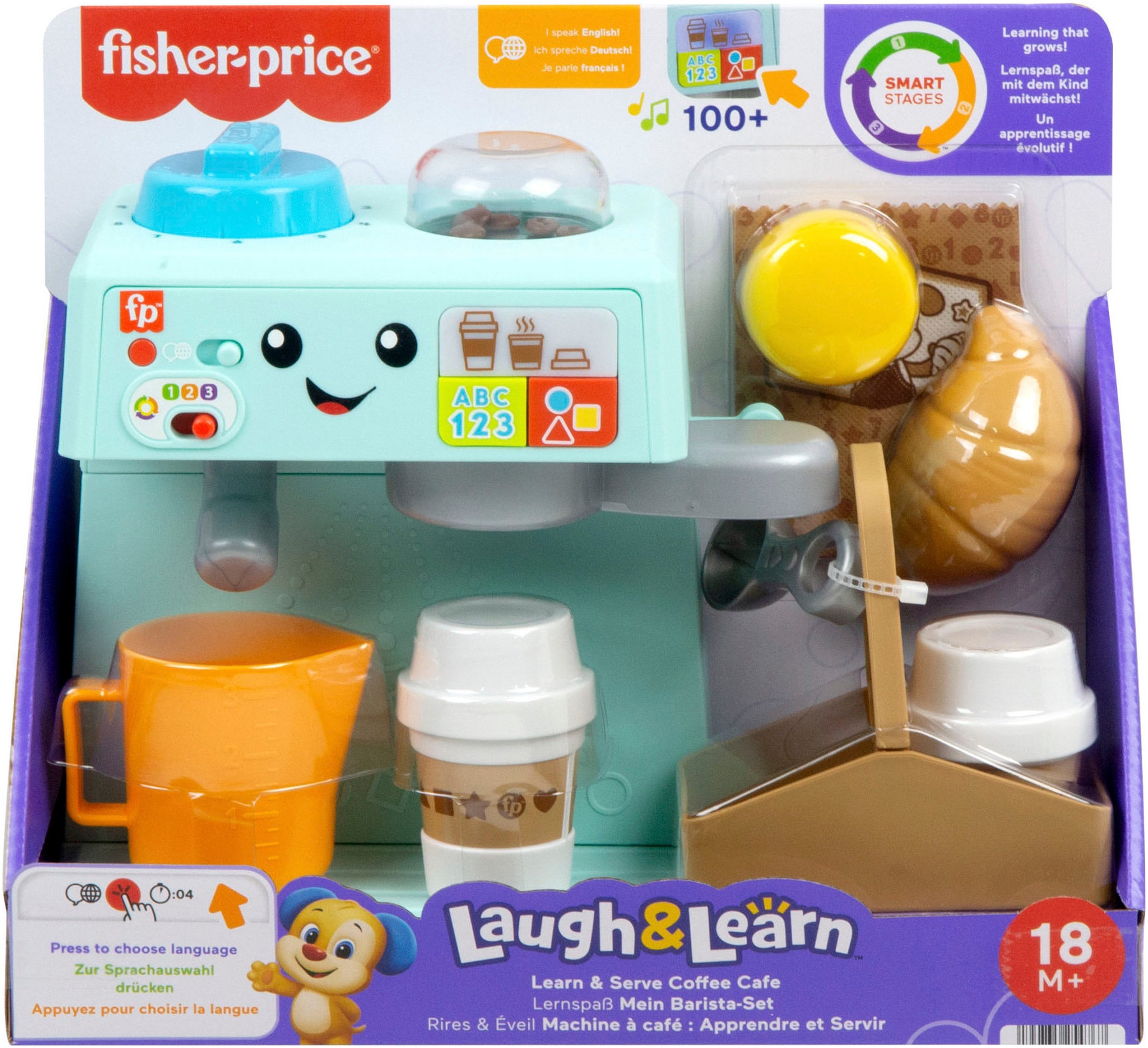 Fisher-Price® Kinder-Kaffeemaschine »Lernspaß, Mein Barista-Set«