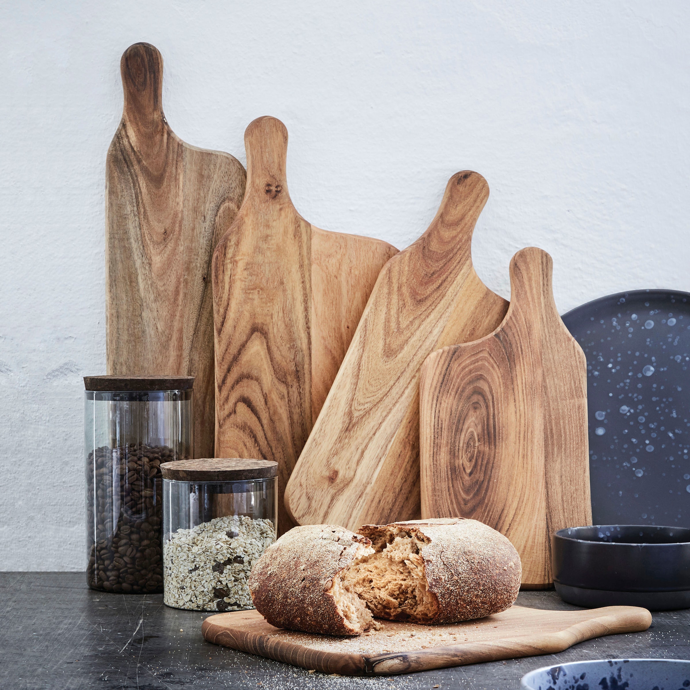 aida RAW Schneidebrett »RAW Teak« organisch, jedes Stück ein Unikat