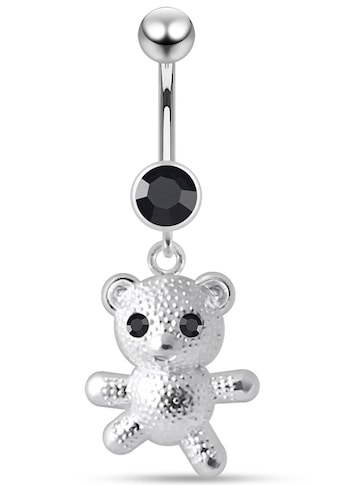 Bauchnabelpiercing »Schmuck Geschenk Piercing Silber 925 Körperschmuck Teddybär«