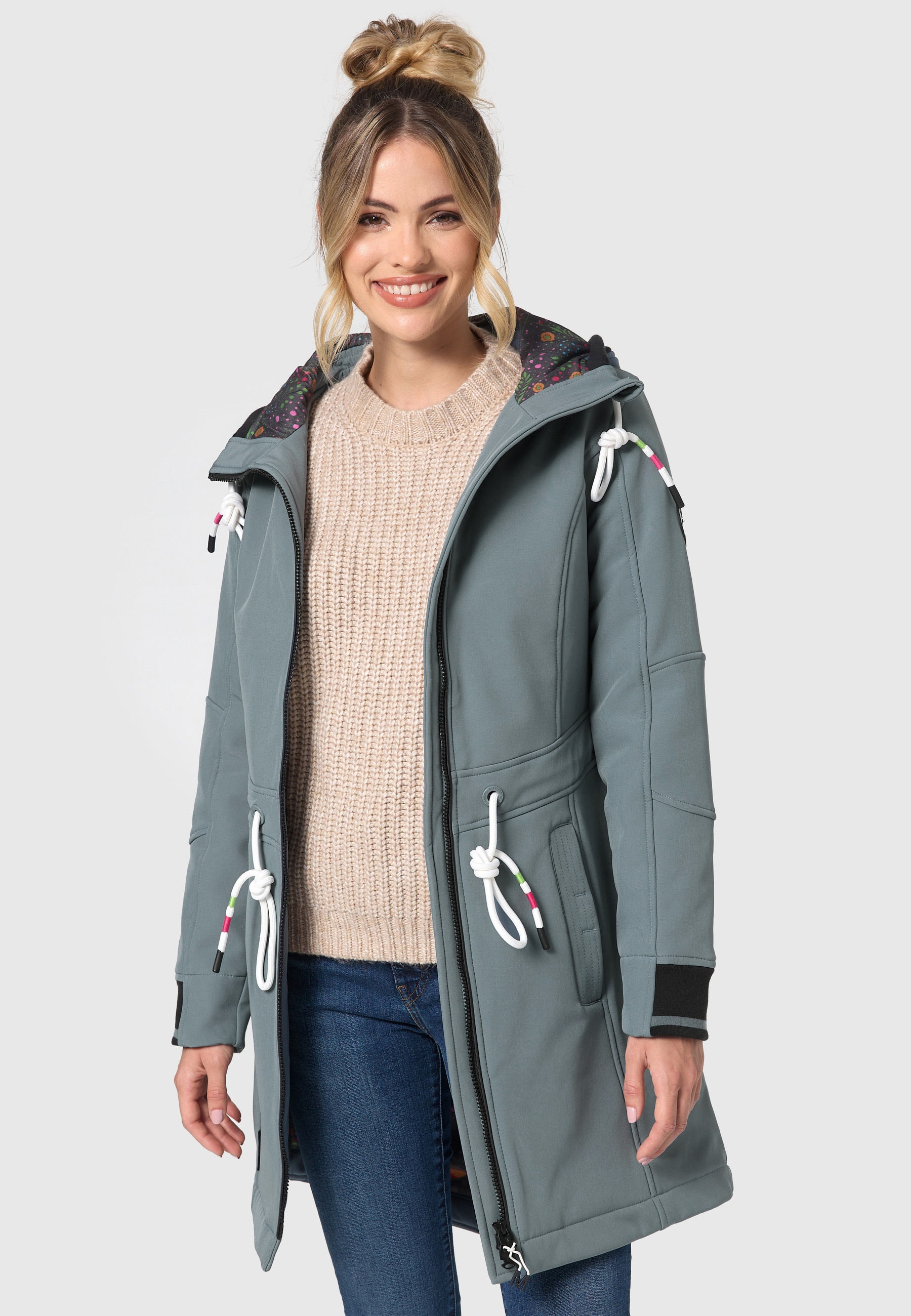 Marikoo Softshelljacke »Marikoo Mount Furnica Damen Softshell Jacke B964«