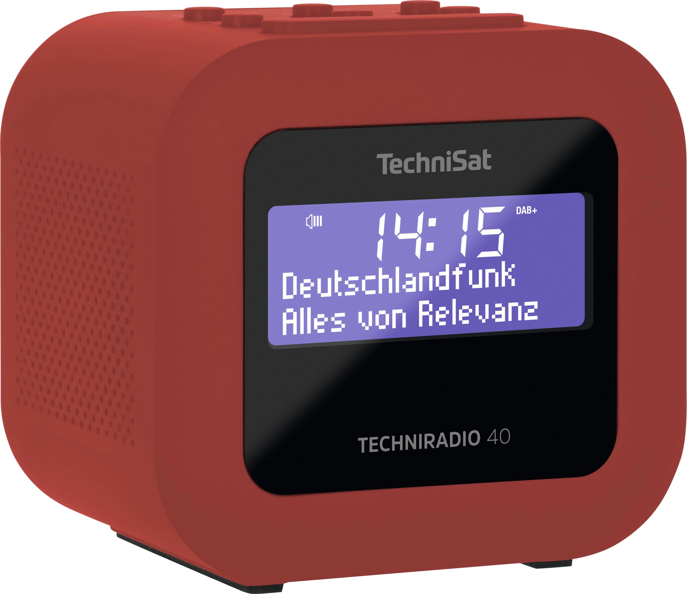 TechniSat Uhrenradio »TECHNIRADIO 40«, (Digitalradio (DAB+)-UKW mit RDS 1,2 W)