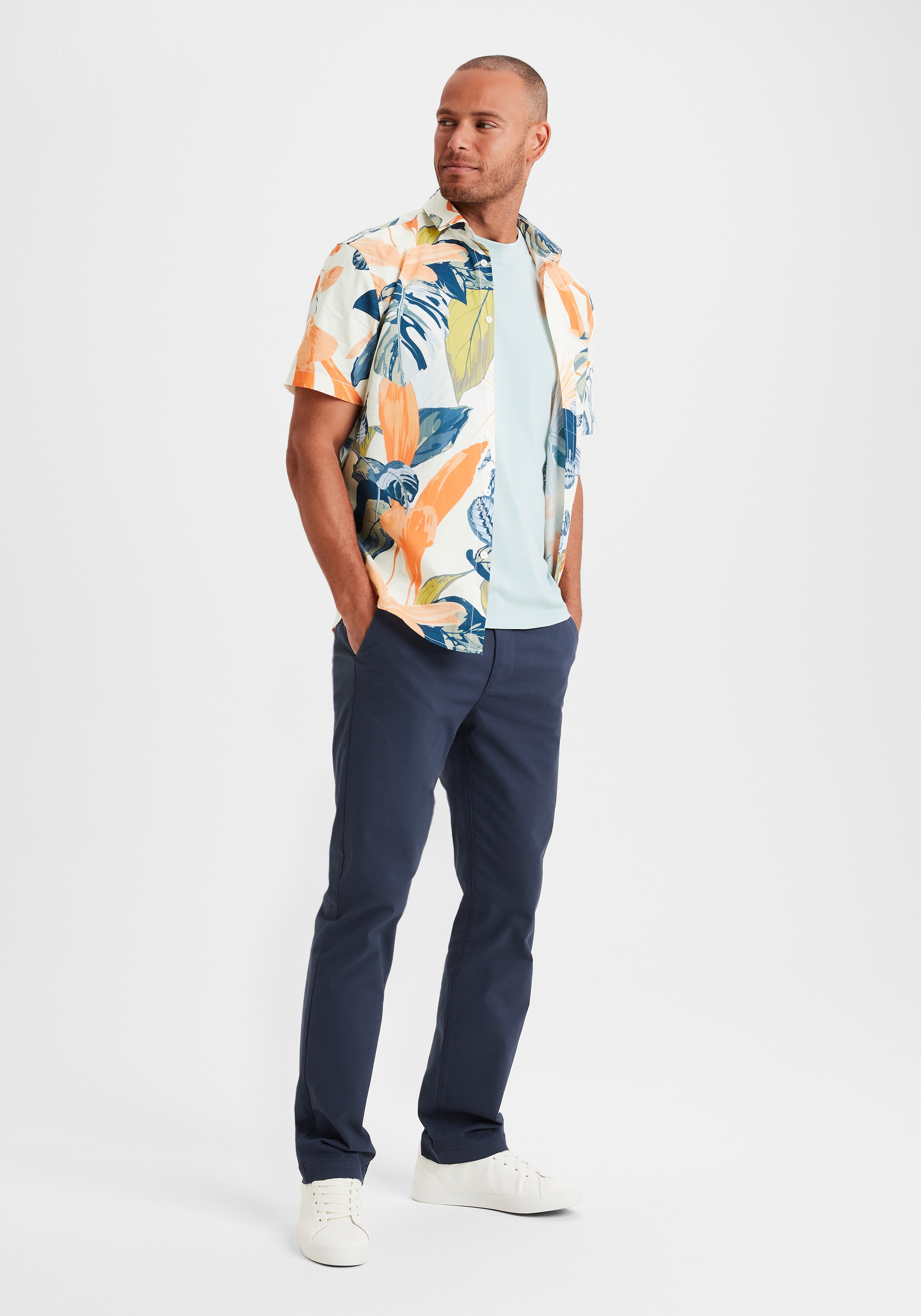 H.I.S Chinohose »regular-fit«, lange Hose, aus elastischer Baumwoll-Qualität