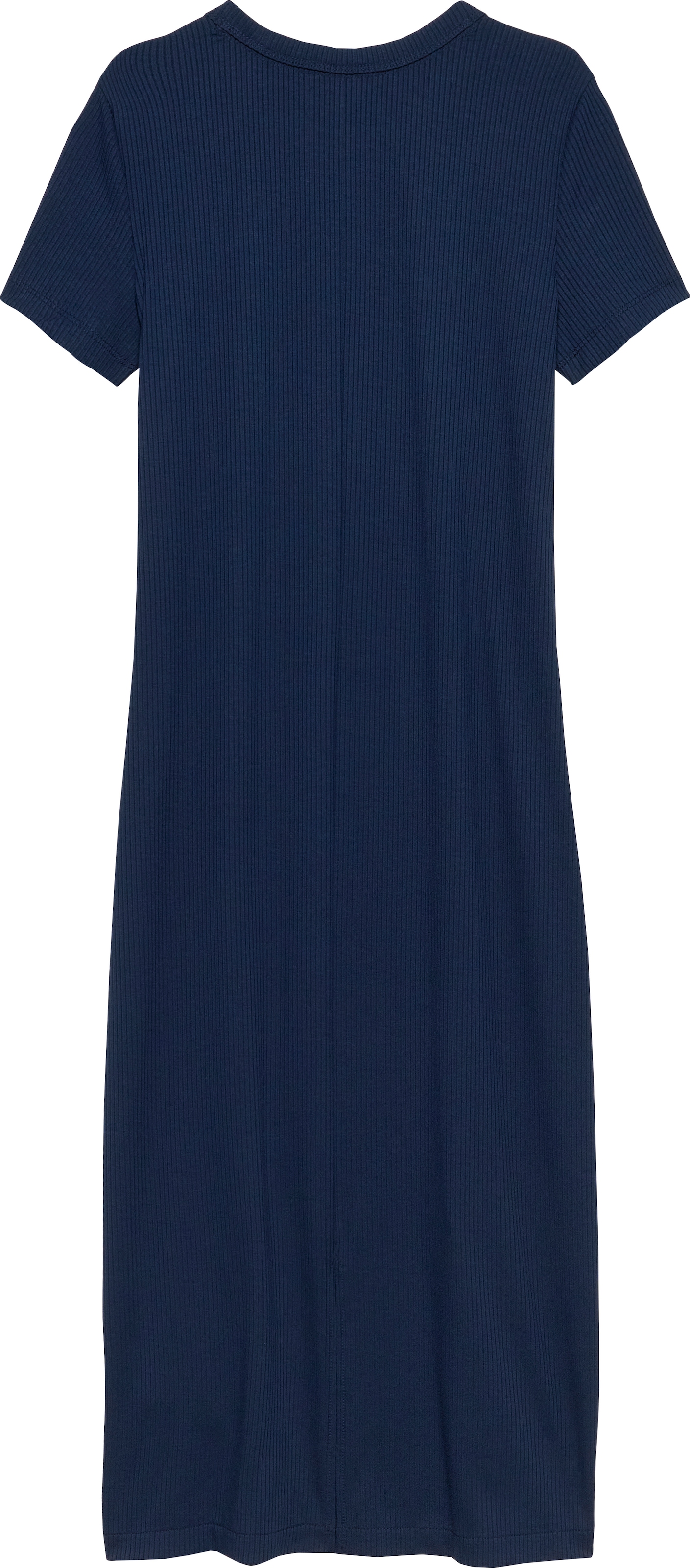 Tommy Jeans Jerseykleid, mit gerippter Struktur, Logostickerei