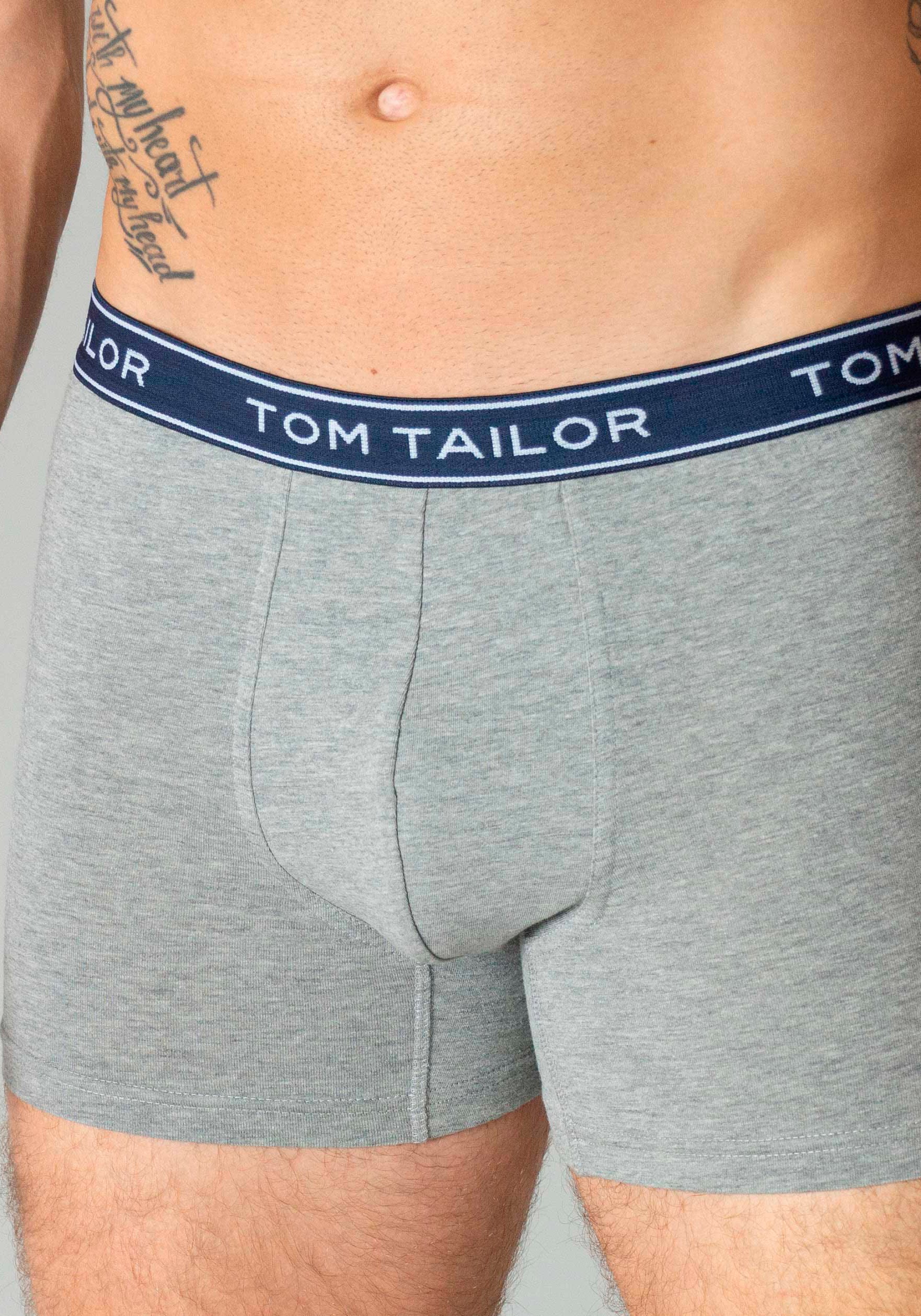 TOM TAILOR Boxershorts »Buffer«, (3er Pack), mit perfekter Passform für jeden Tag