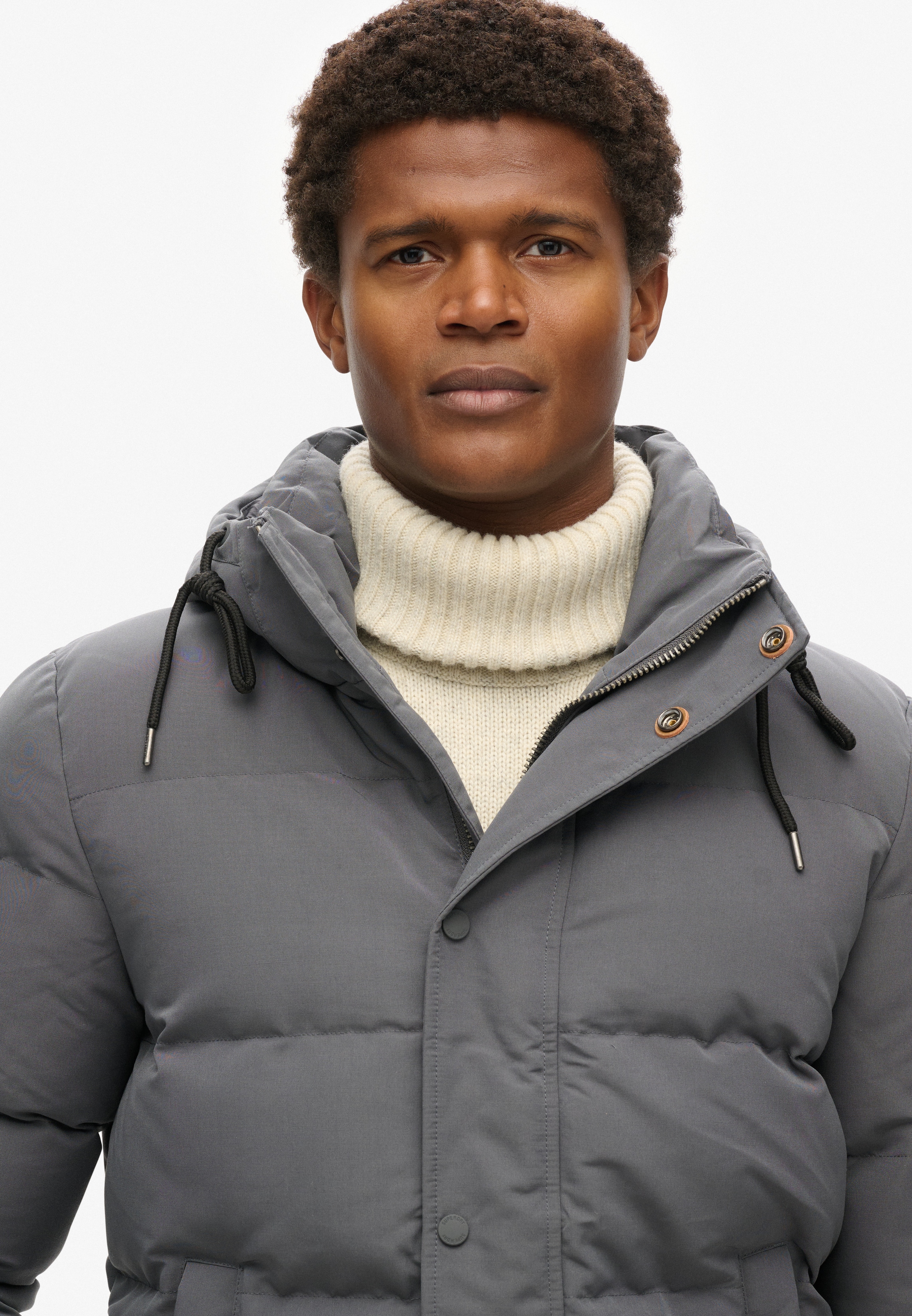 Superdry Steppjacke »Everest Hooded Puffer Jacket« mit Kapuze