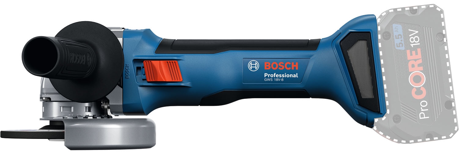 Bosch Professional Akku-Winkelschleifer »»GWS 18V-8««, ohne Akku, ohne Ladegerät