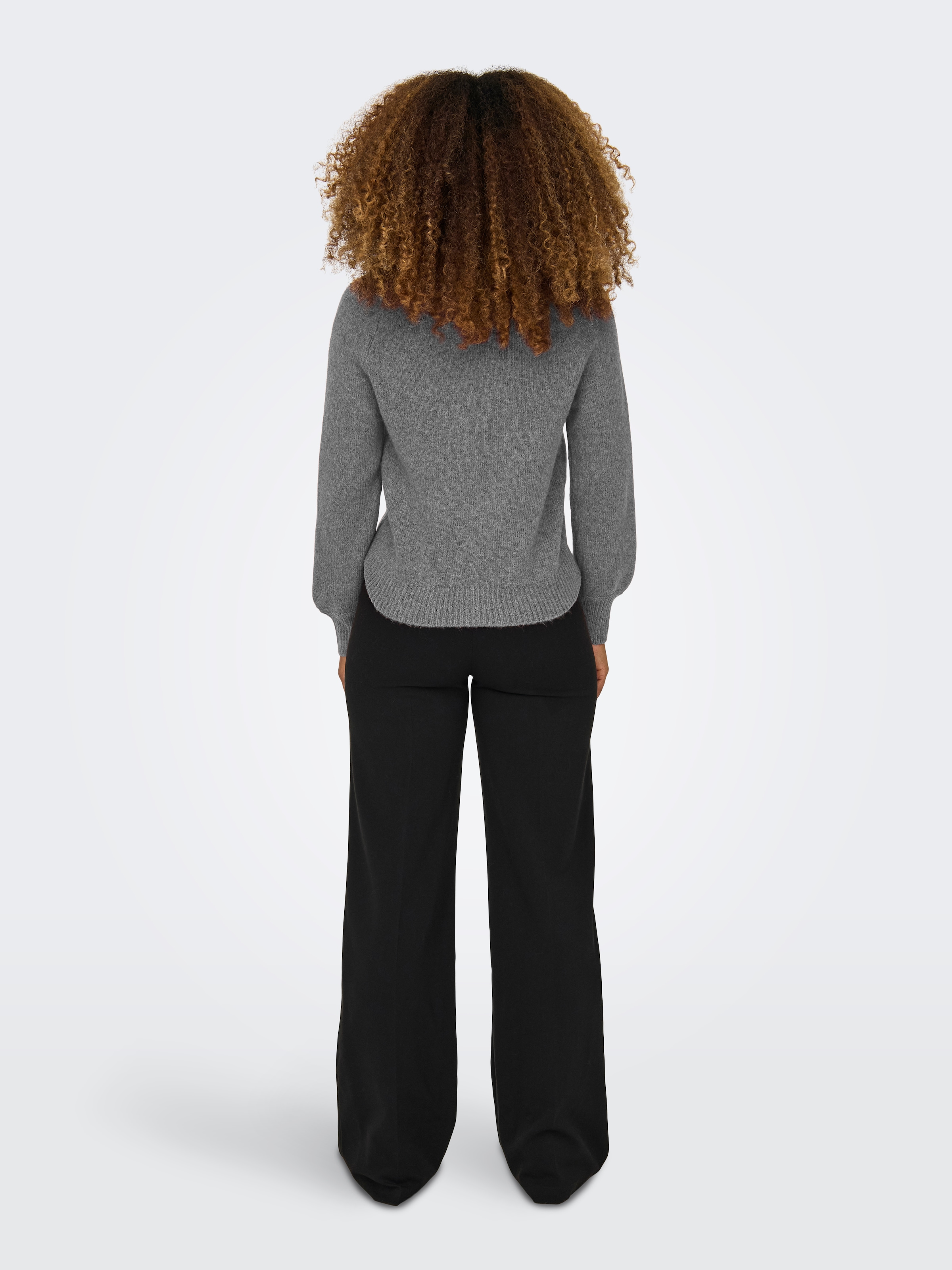 ONLY Rundhalspullover »ONLEMMA LS BUTTON ONECK EX KNT«