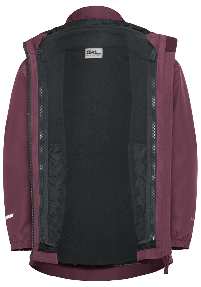 Jack Wolfskin 3-in-1-Funktionsjacke »ICELAND 3IN1 JACKET K«, mit Kapuze