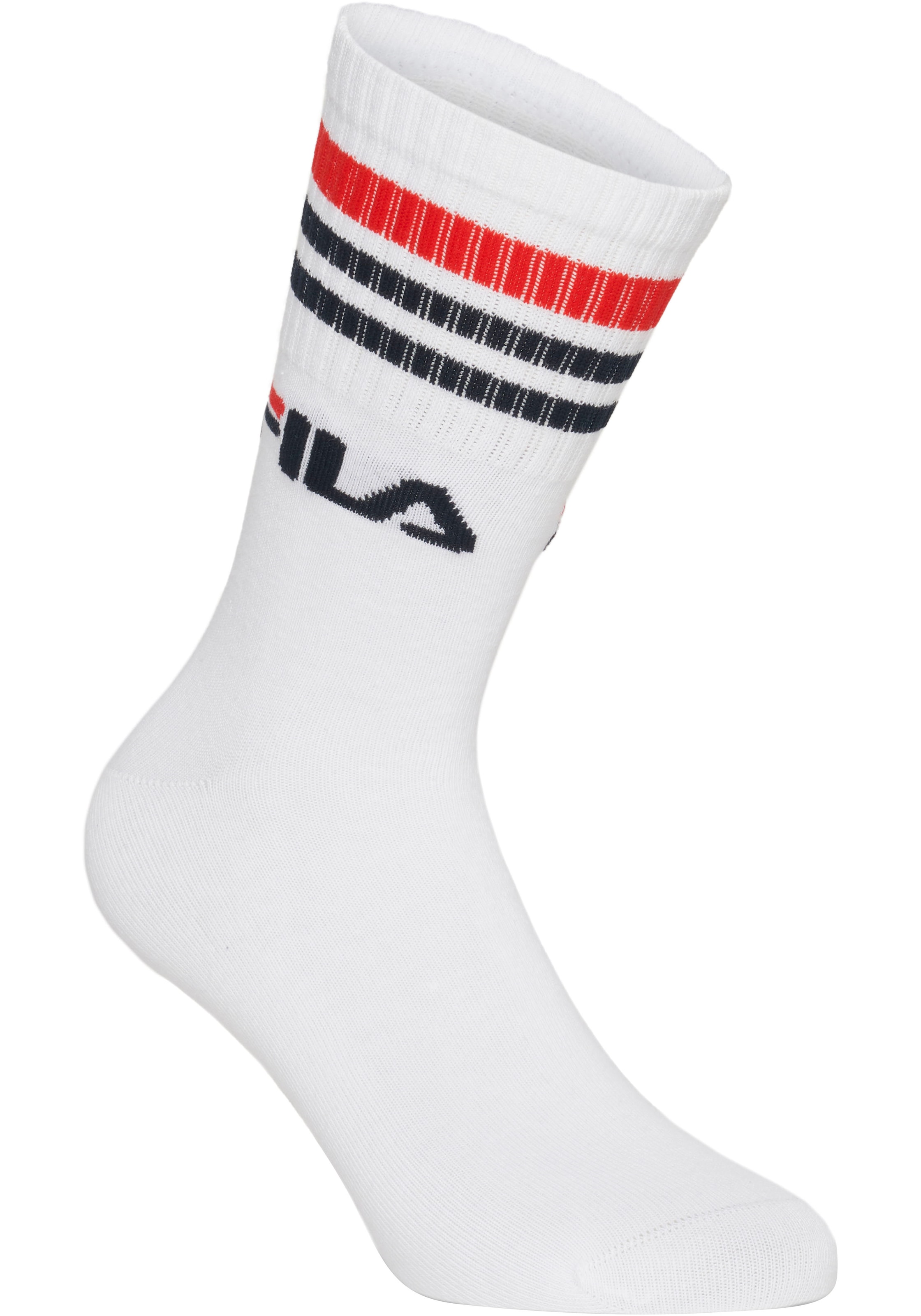 Fila Freizeitsocken, (6er Pack), mit Logo-Schriftzug