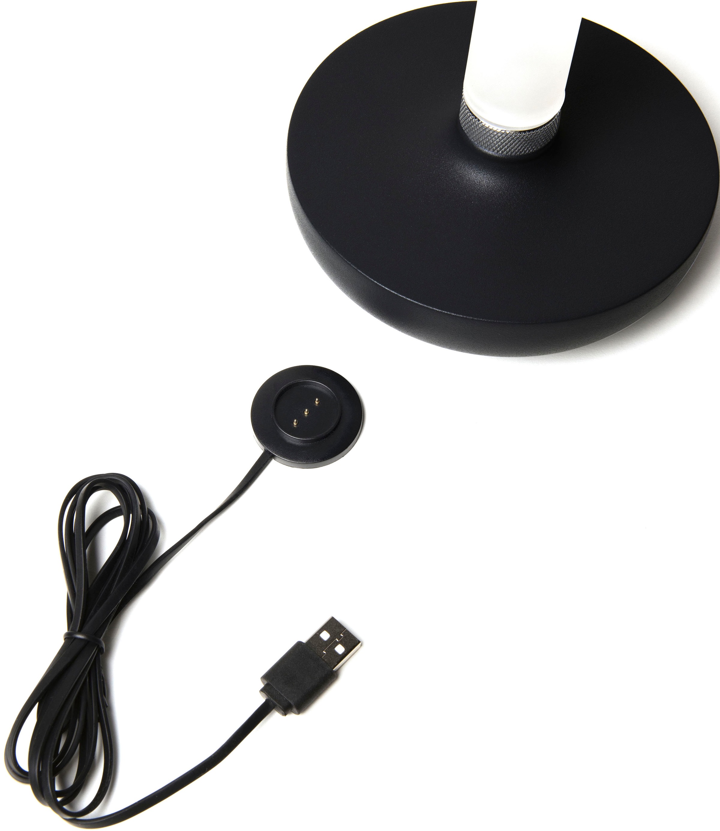 KONSTSMIDE LED Tischleuchte »Biarritz«, Leuchtmittel LED-Modul | LED fest integriert, Biarritz USB-Tischleuchte, 1800/2700/4000K, dimmbar